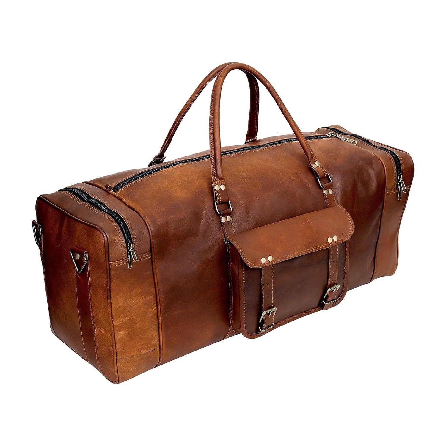 Iconic Full Grain Leather Duffel Bag