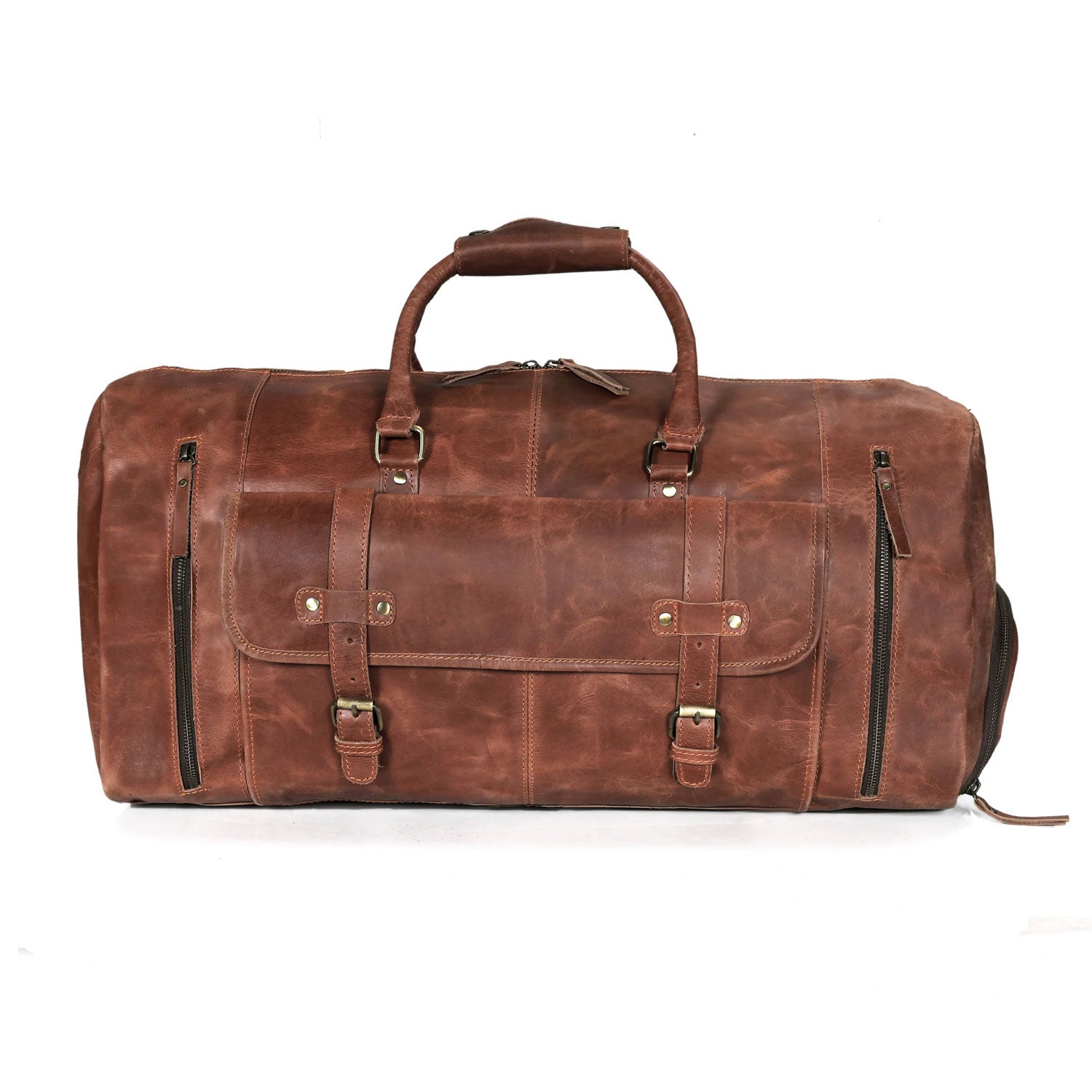 Henry Leather Shoe Duffle Bag for Men – Tan