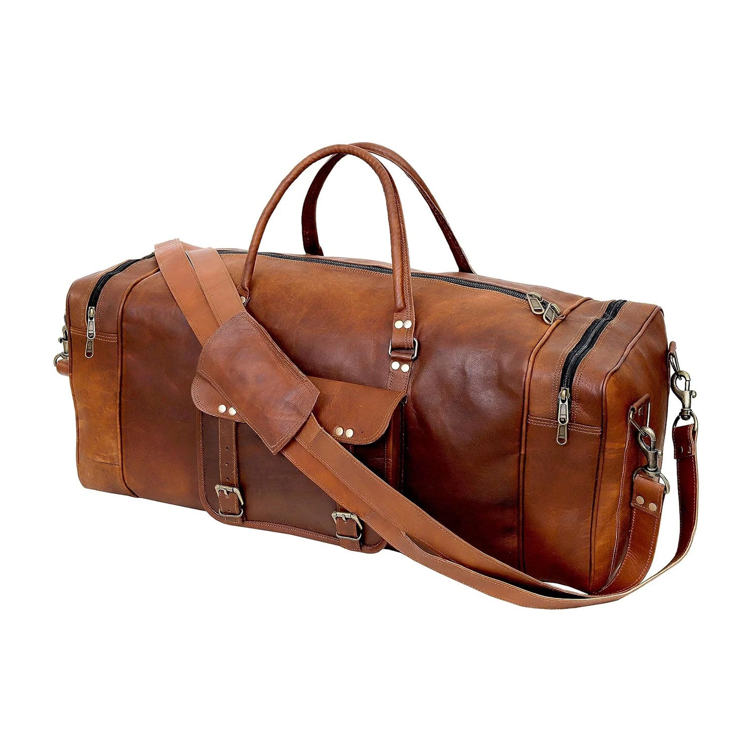 Iconic Full Grain Leather Duffel Bag