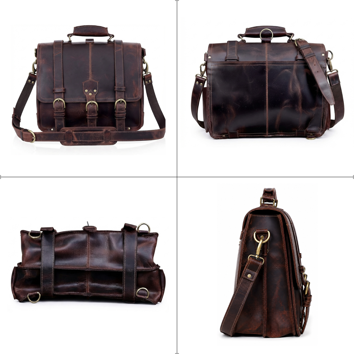 Weston Heritage Leather Messenger Bag