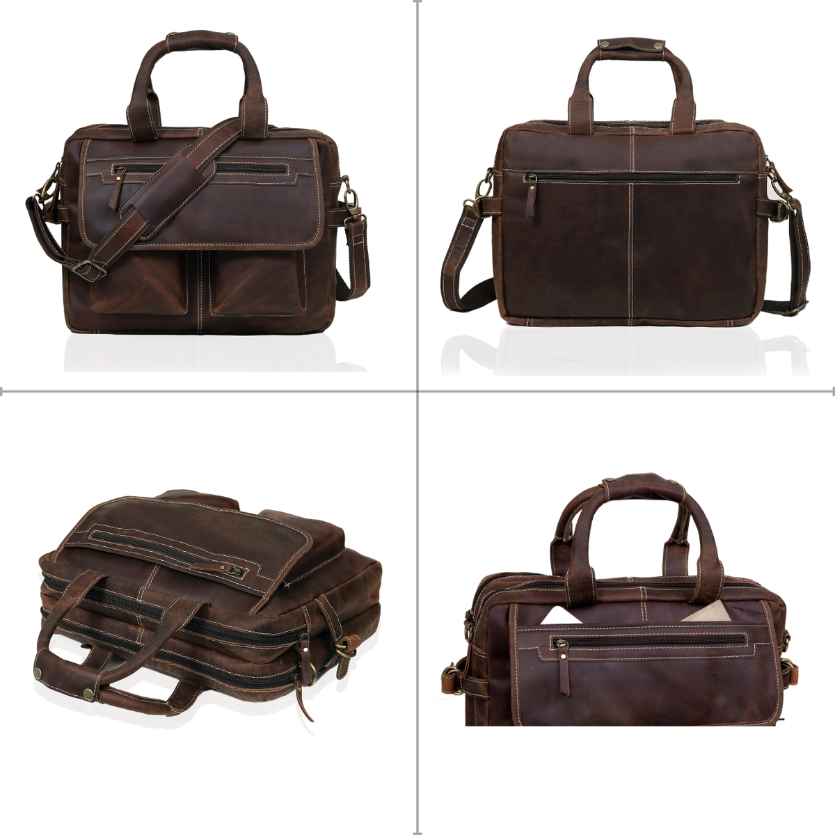 Windsor Leather Briefcase for Men