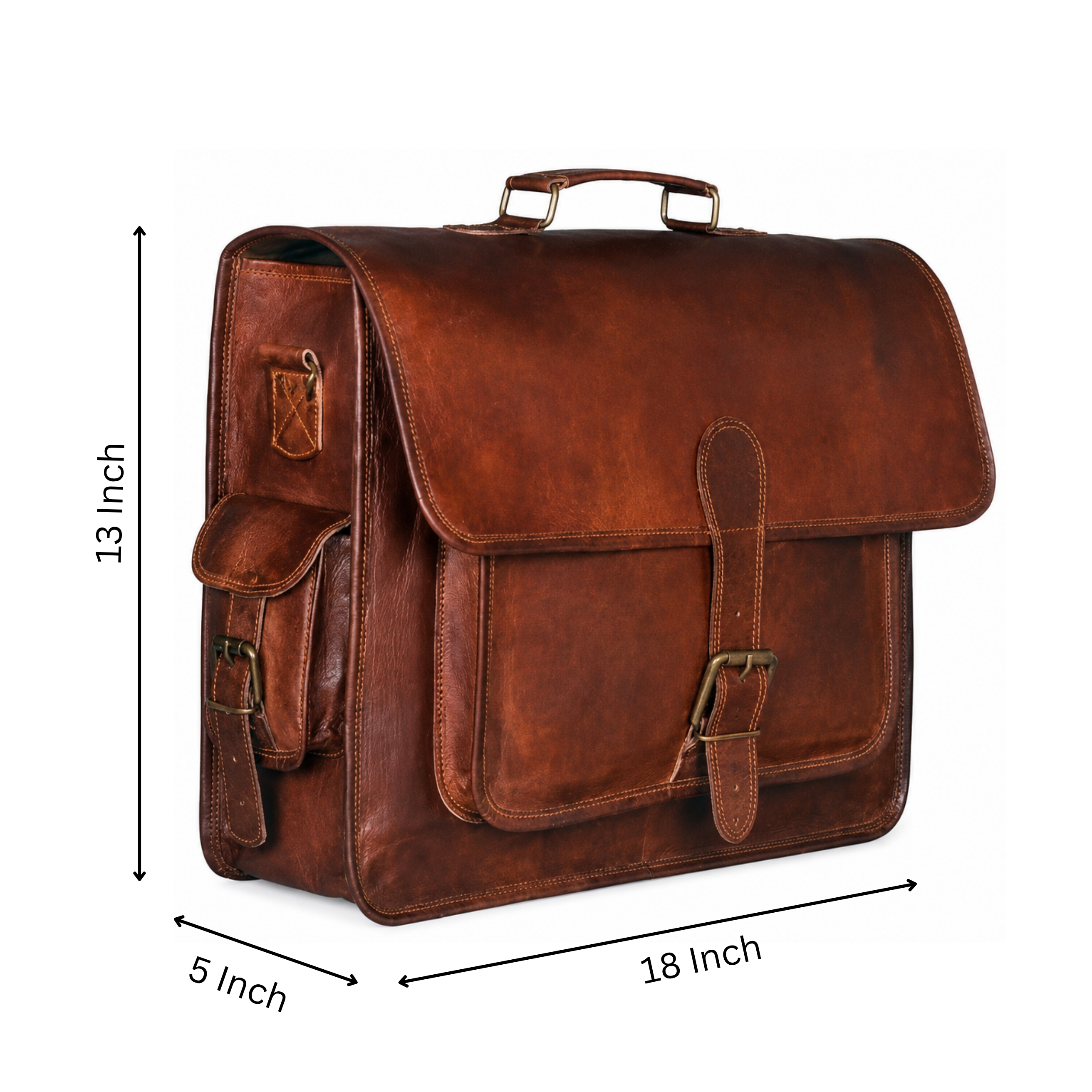 mens leather messenger bag