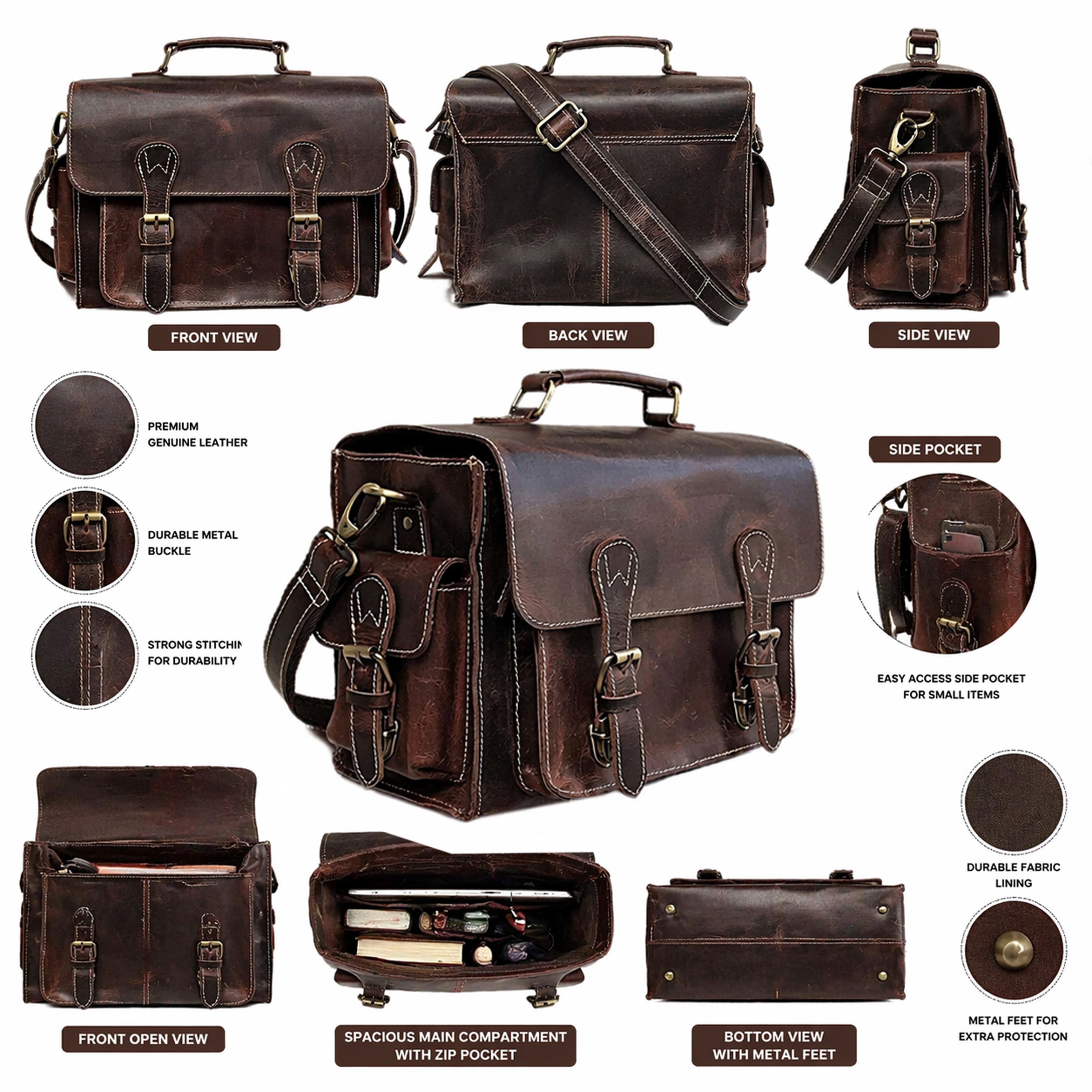 leather camera bag