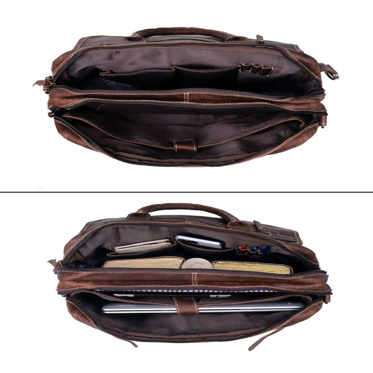 Windsor Leather Briefcase for Men