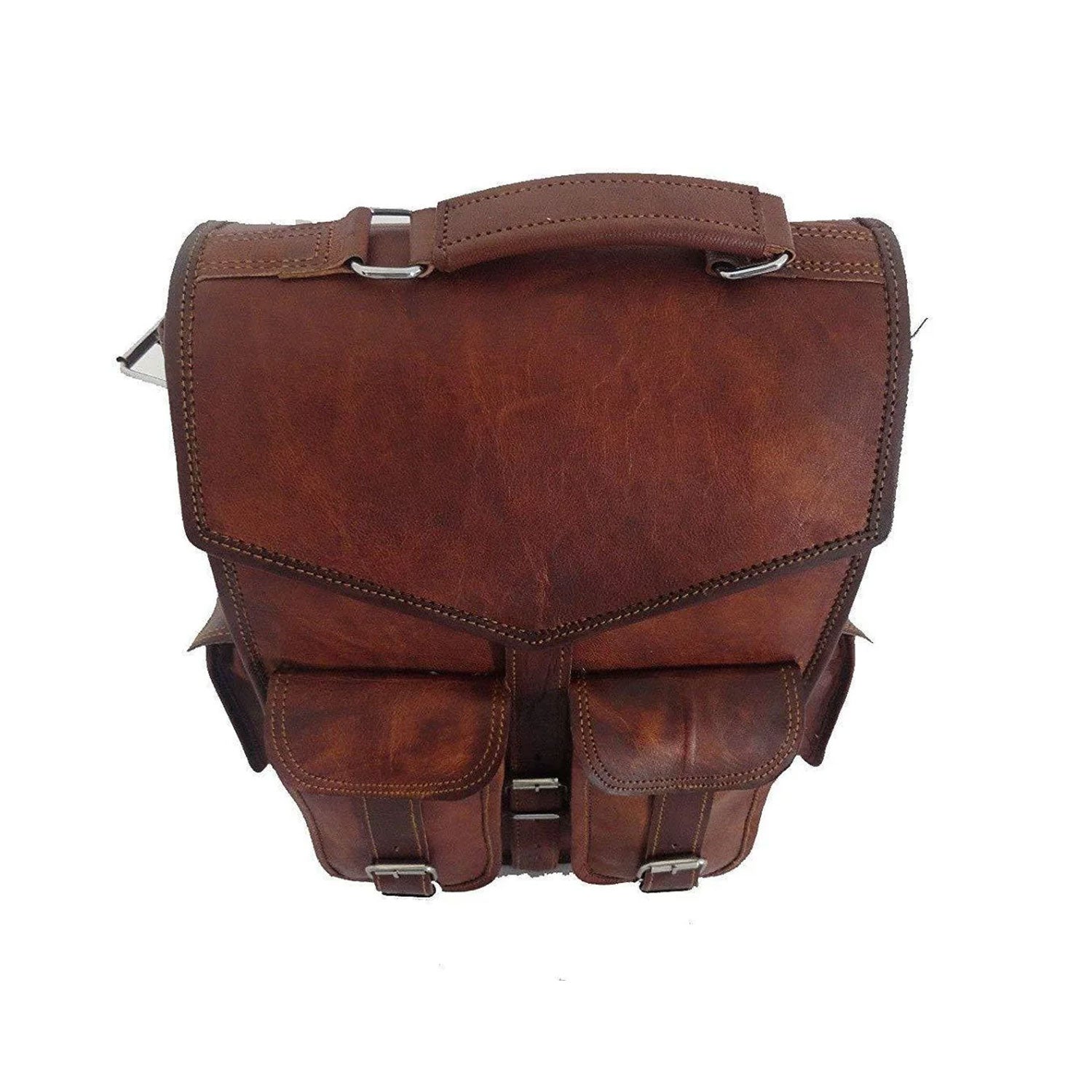 Yukon Brown Vintage Leather Backpack