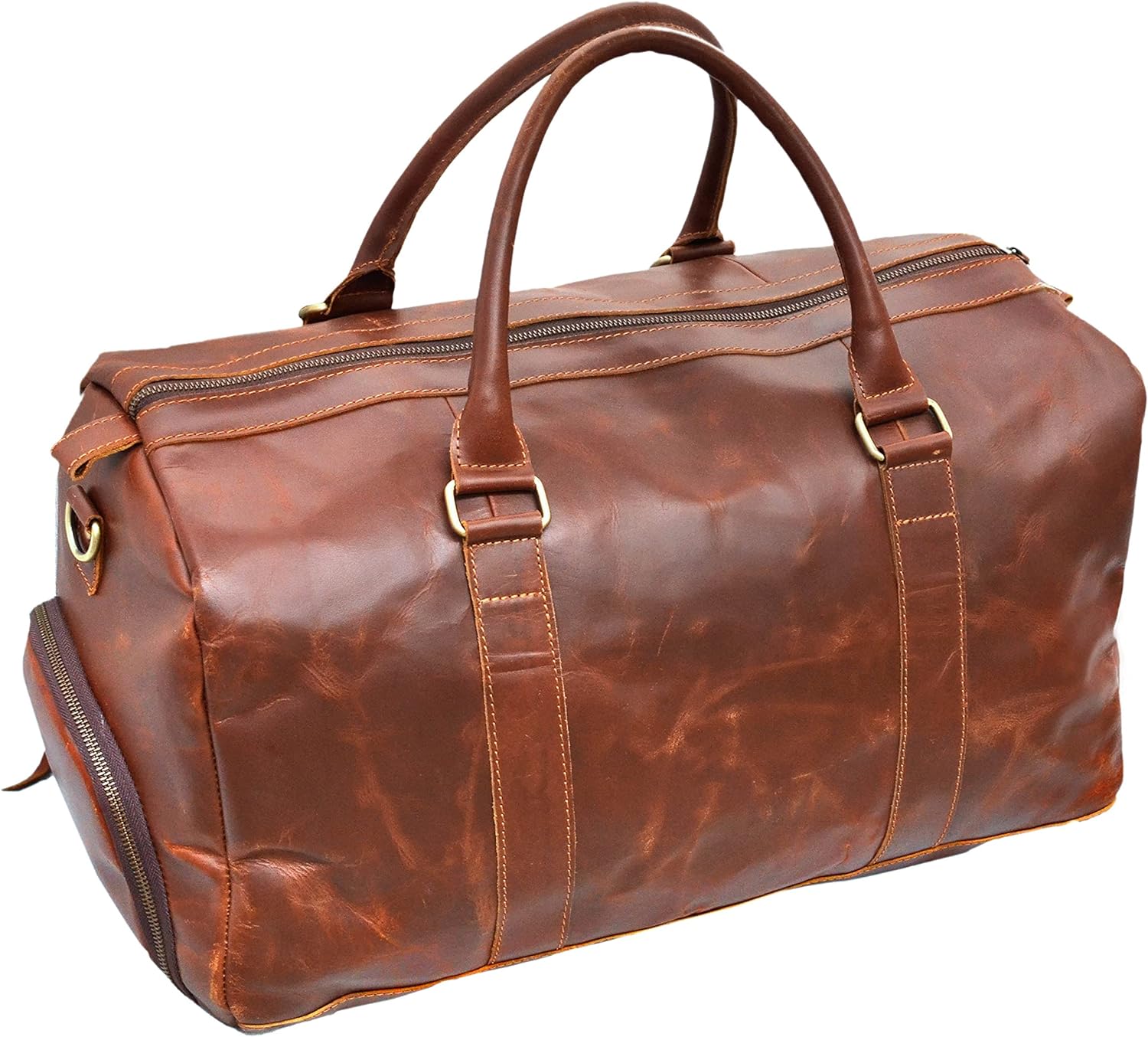 Rich Leather Duffle bag - Stylish and Durable Travel Essential