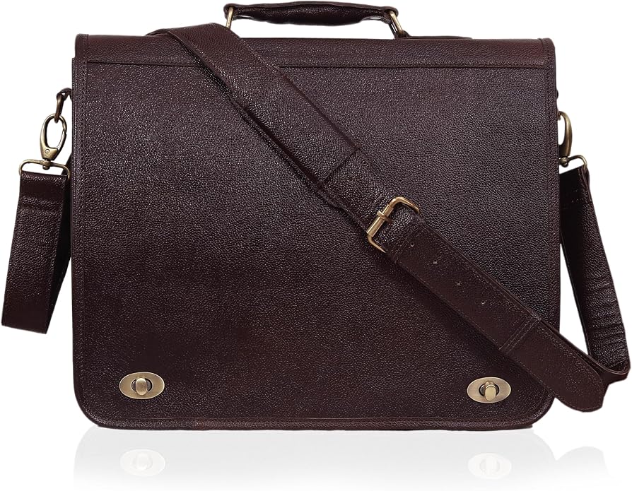 Langston Leather Laptop Messenger Bag