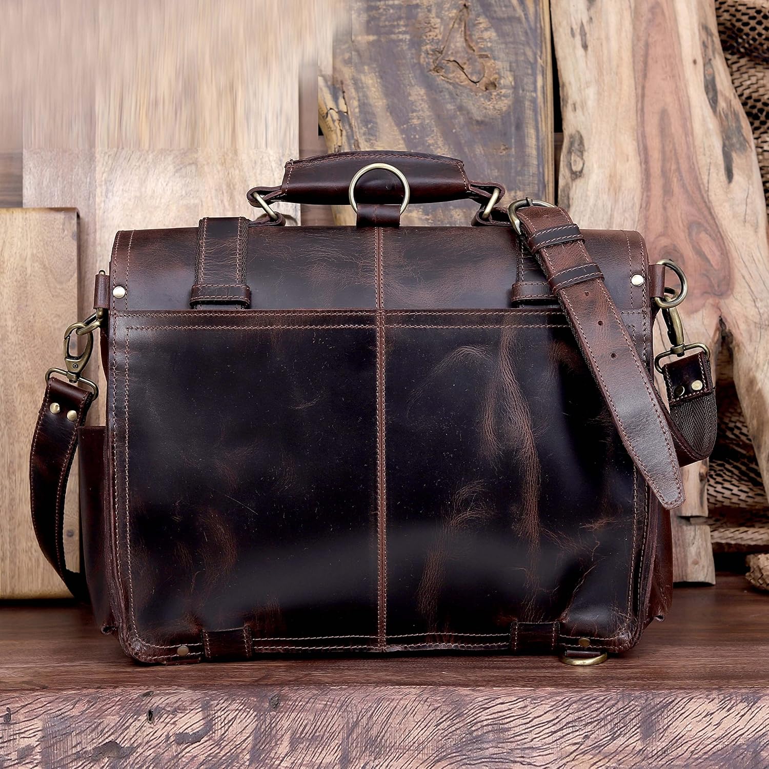 Weston Heritage Leather Messenger Bag