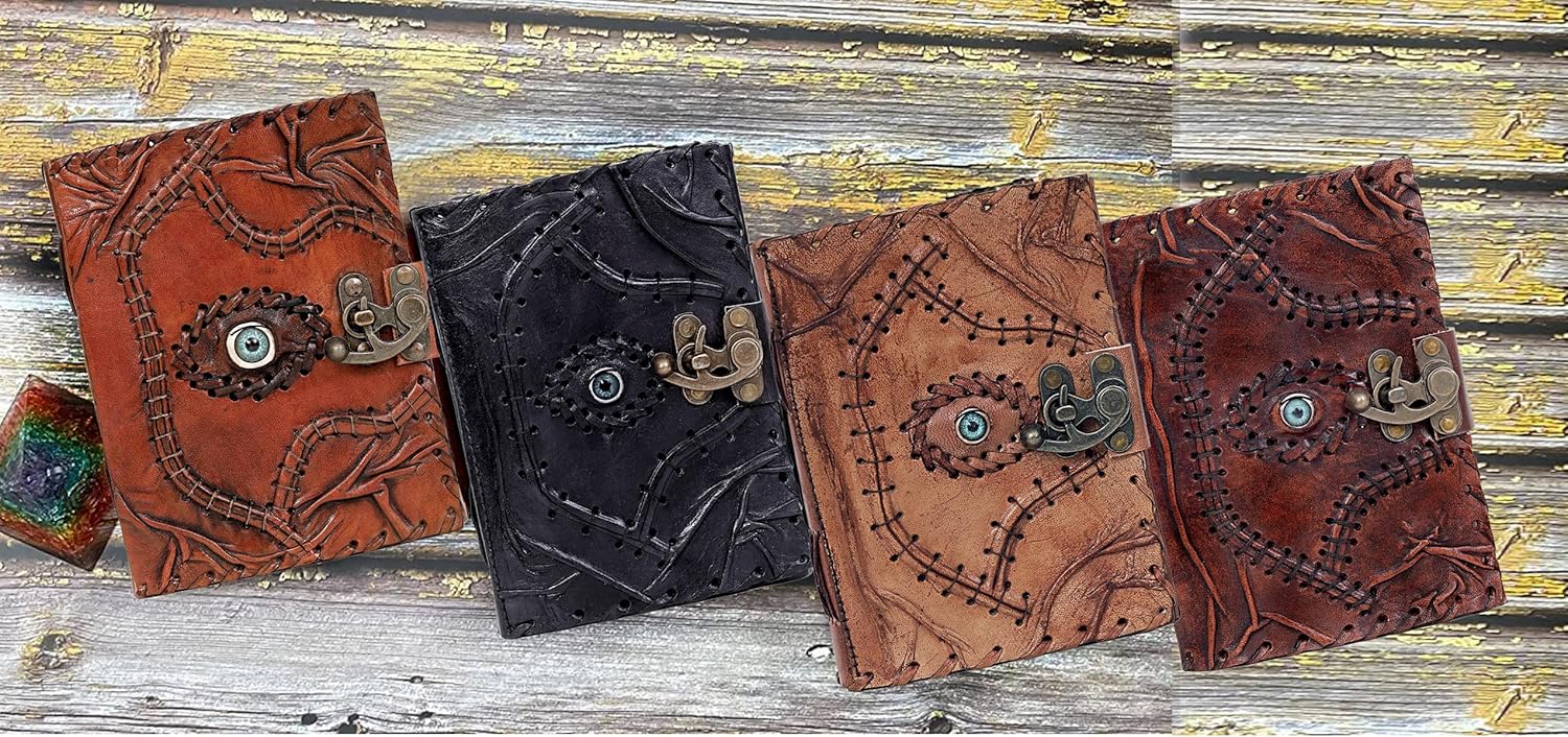 Hocus Pocus Book of Spells Gifts Halloween Leather Journal Writing Book Of shadow Best Christmas Gifts For Men And Women