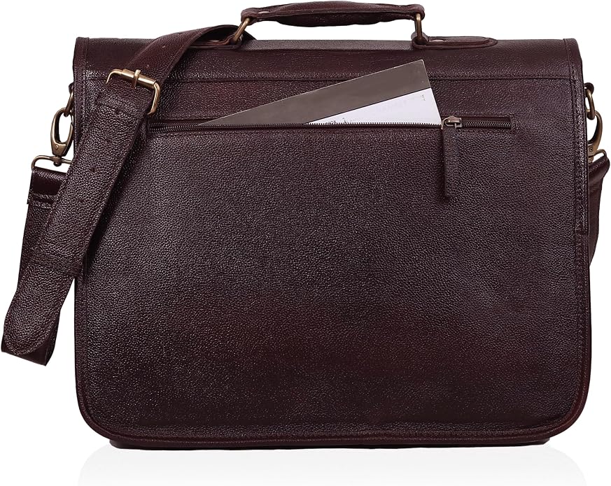 Langston Leather Laptop Messenger Bag