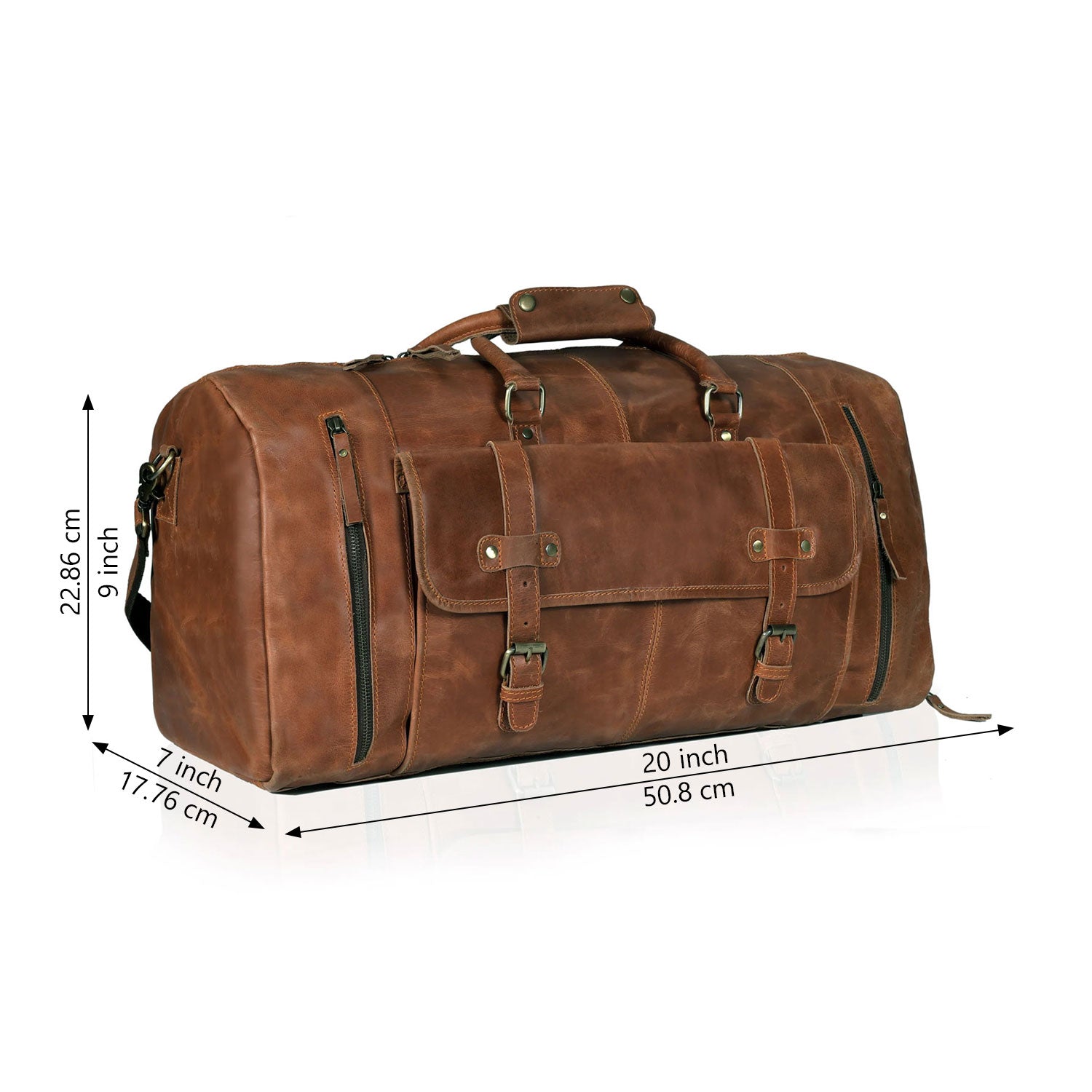 Henry Leather Shoe Duffle Bag for Men – Tan