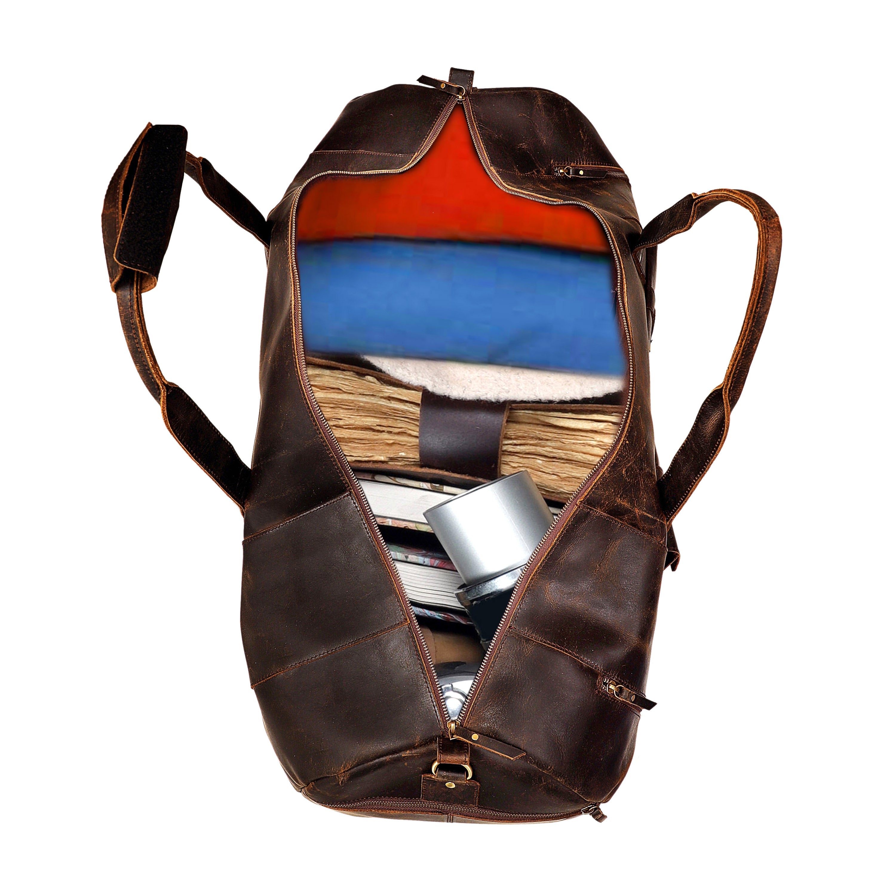 The Endre Weekender | Vintage Leather Duffle Bag