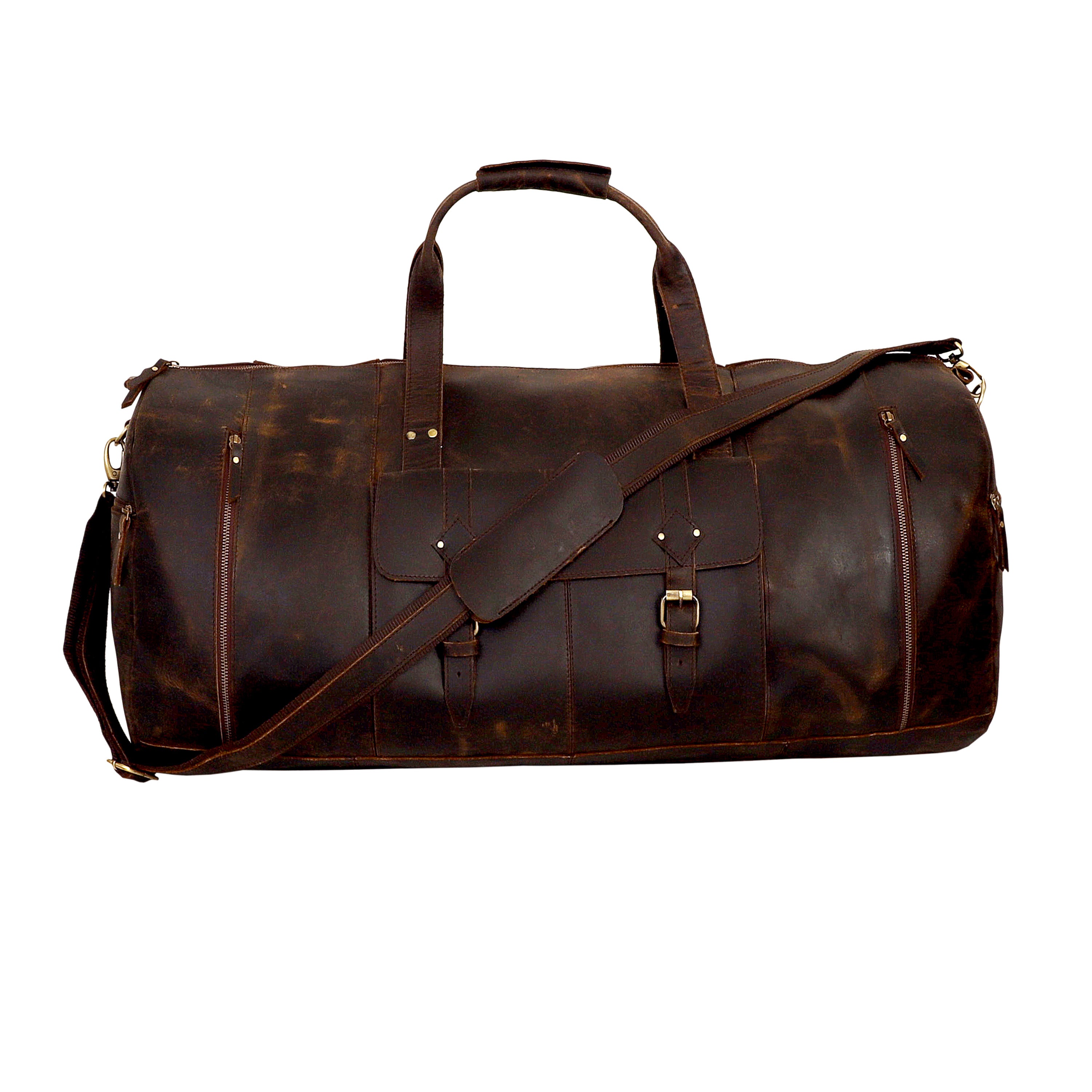The Endre Weekender | Vintage Leather Duffle Bag