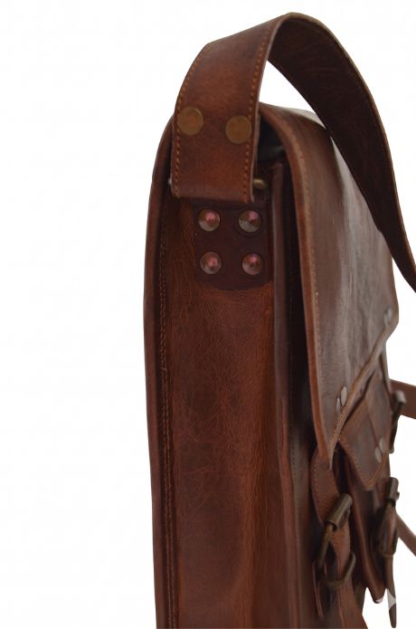 Mini Dusk Leather Messenger Bag