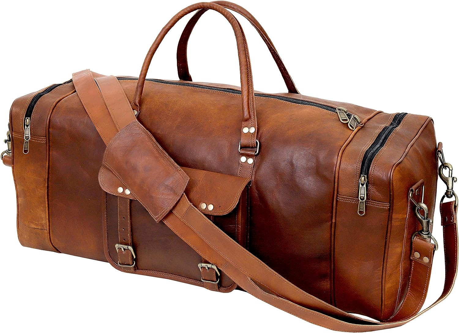 Iconic Leather Duffel Bag