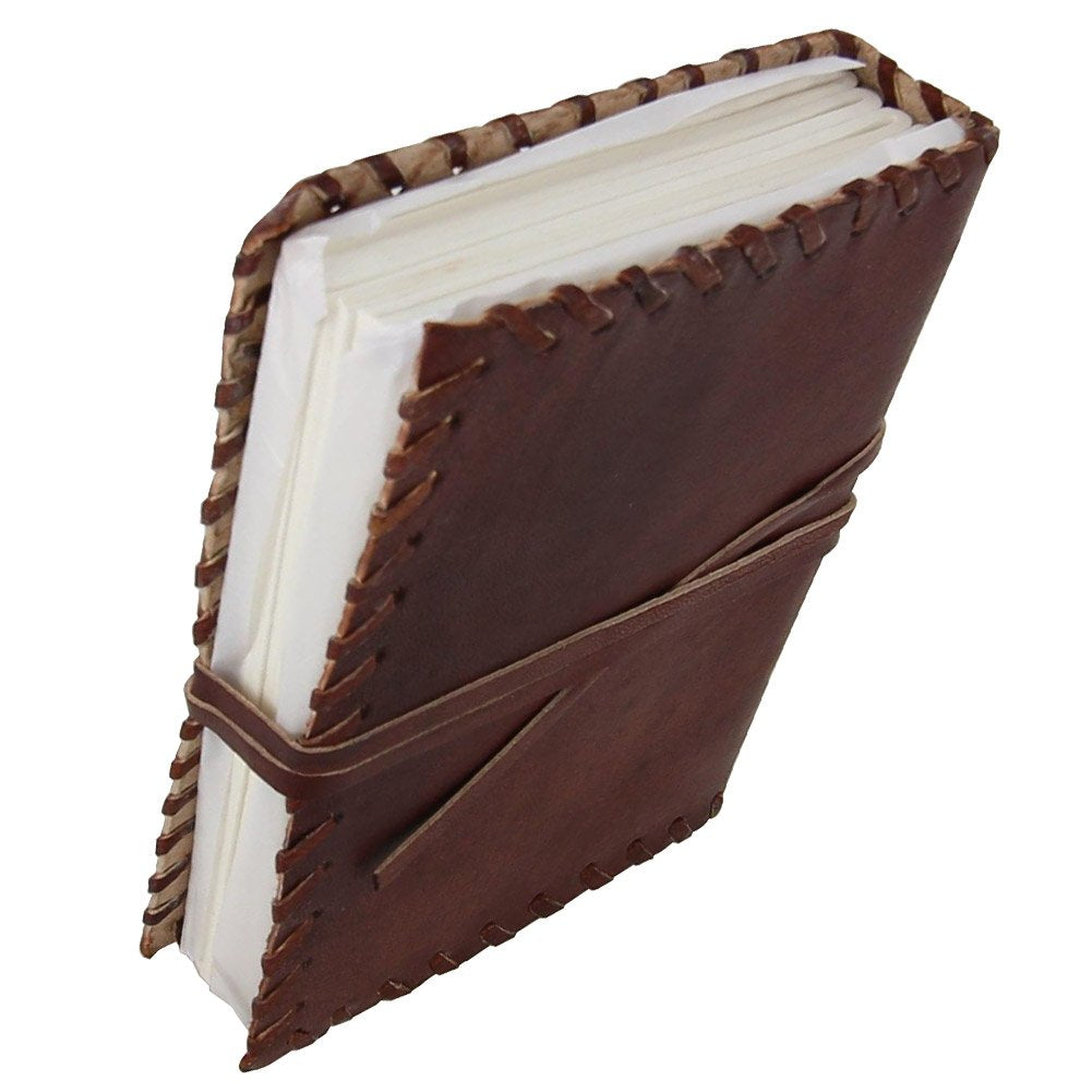 Medieval Renaissance Handmade Leather Diary Journal Thought Book by Cuerobags - cuerobags