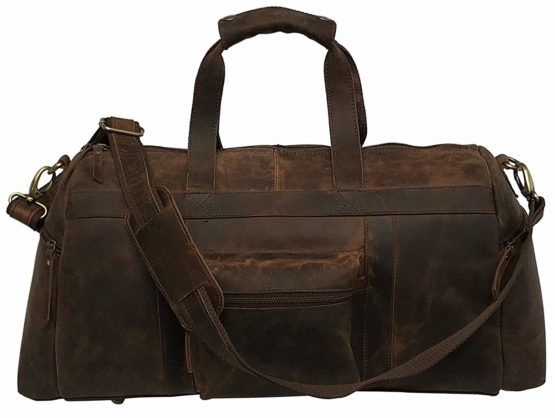 best leather travel duffel bag Genuine Leather Duffle Bag For Men And Women | Travel Weekend Leather Bag