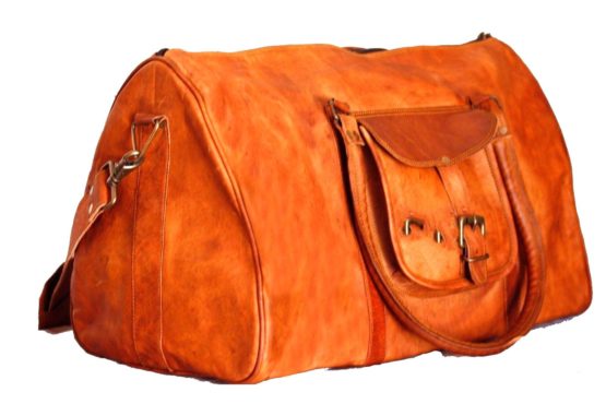 Brown Triangle Harrison Leather Bag - cuerobags