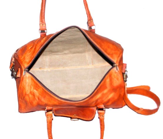 Brown Triangle Harrison Leather Bag - cuerobags
