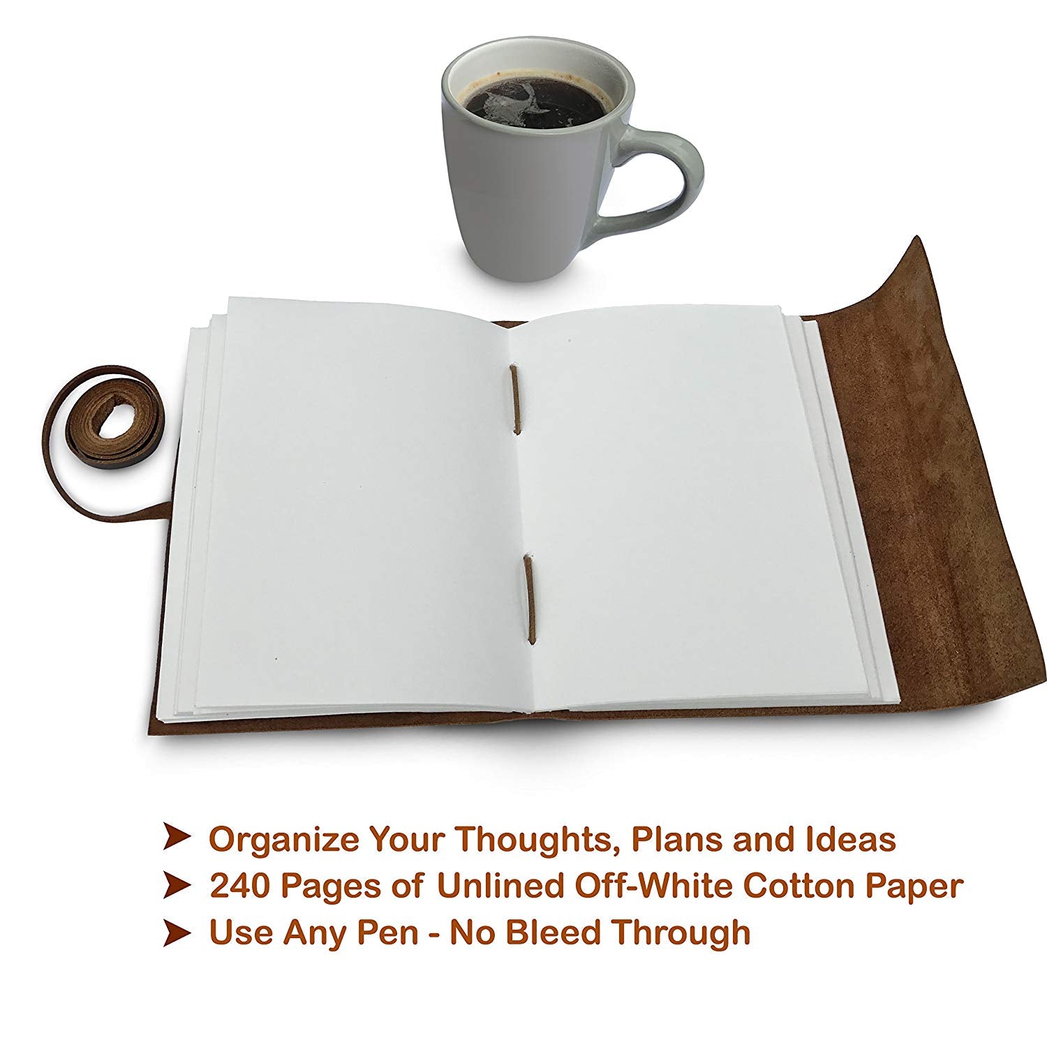 LEATHER JOURNAL TREE OF LIFE – WRITING NOTEBOOK HANDMADE LEATHER BOUND DAILY NOTEPADS FOR MEN & WOMEN BLANK PAPER LARGE 8 X 6 INCHES – BEST GIFT FOR ART SKETCHBOOK, TRAVEL DIARY & JOURNALS TO WRITE IN - cuerobags