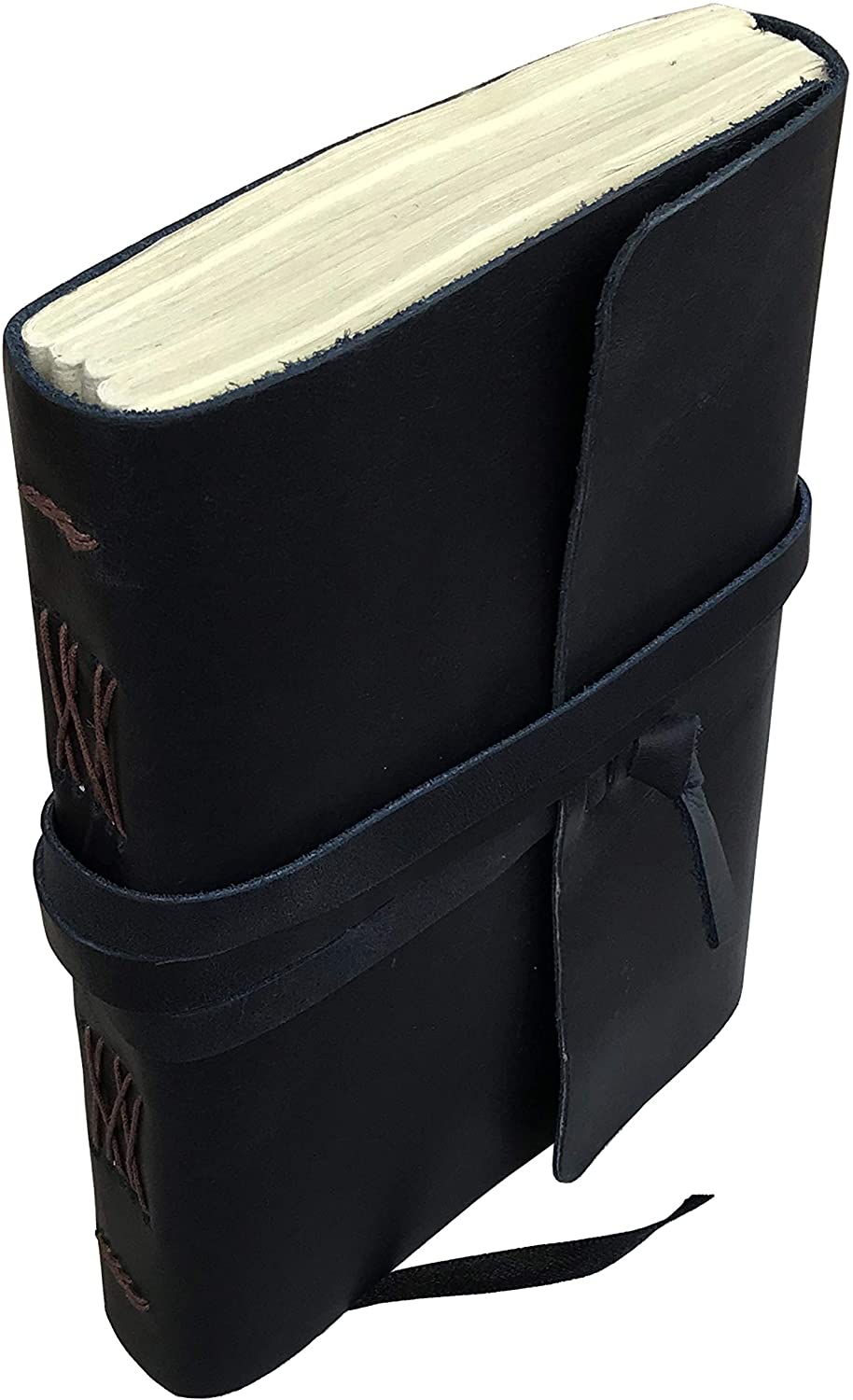 Leather Journal Writing Notebook Dark Blue