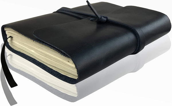 Buy custom leather journals | Leather Journal Writing Notebook Dark Blue