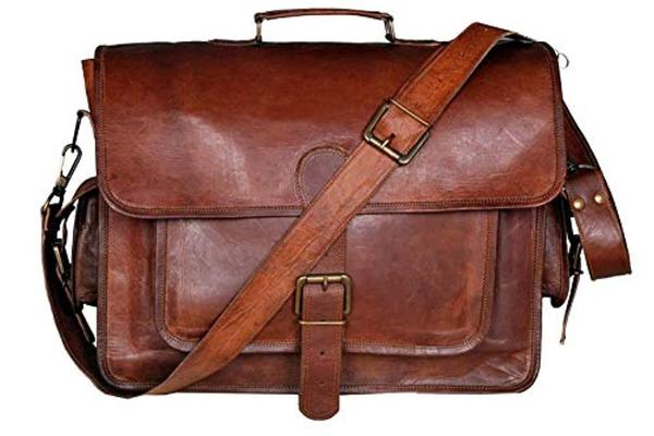 Vintage Leather Suitcase