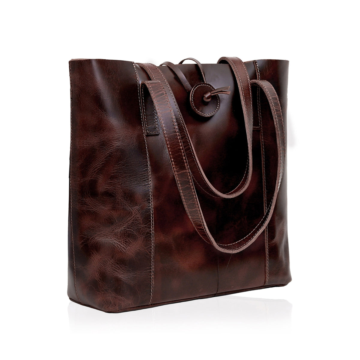 Camila Buffalo Leather Tote Bag