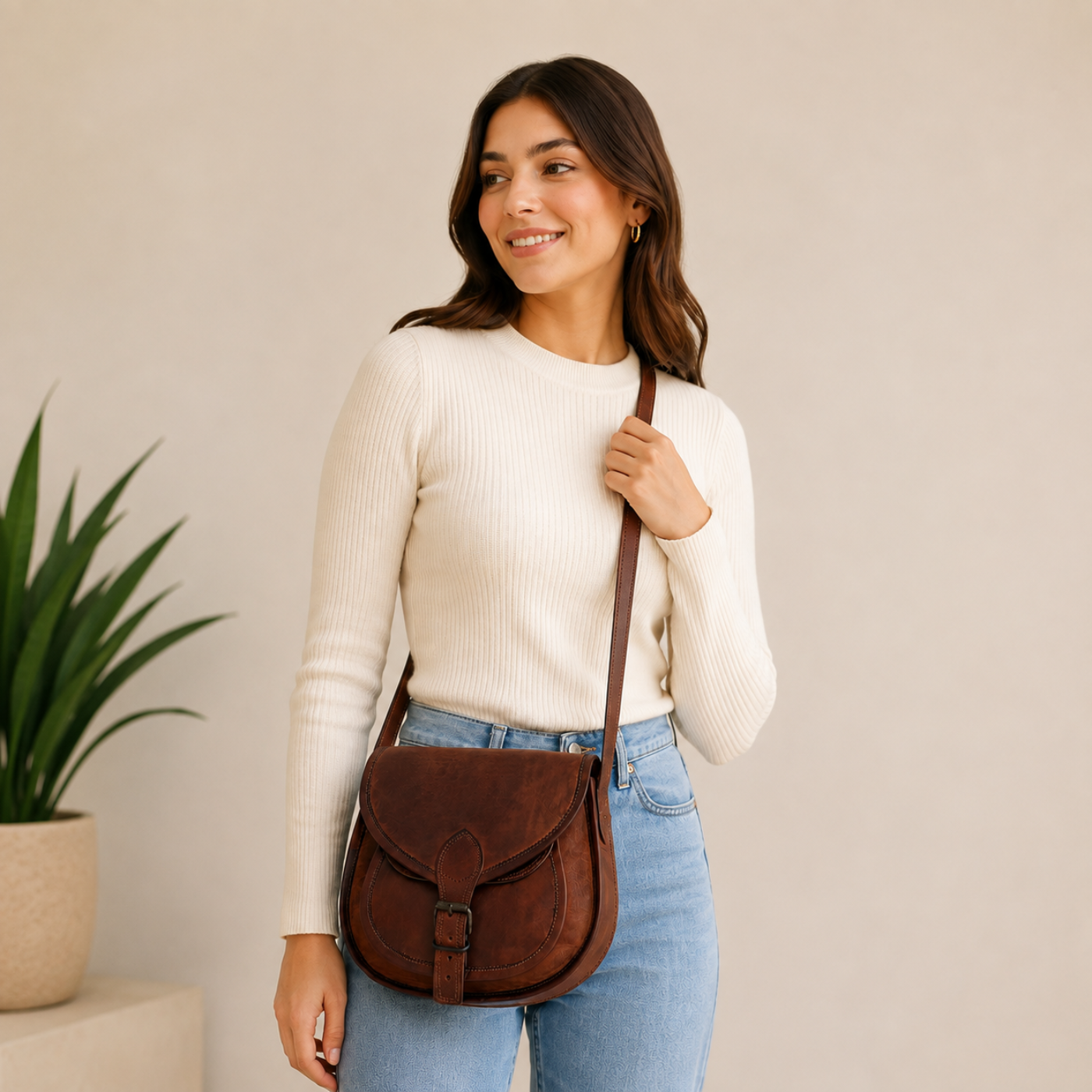 Georgia Leather Crossbody Bag