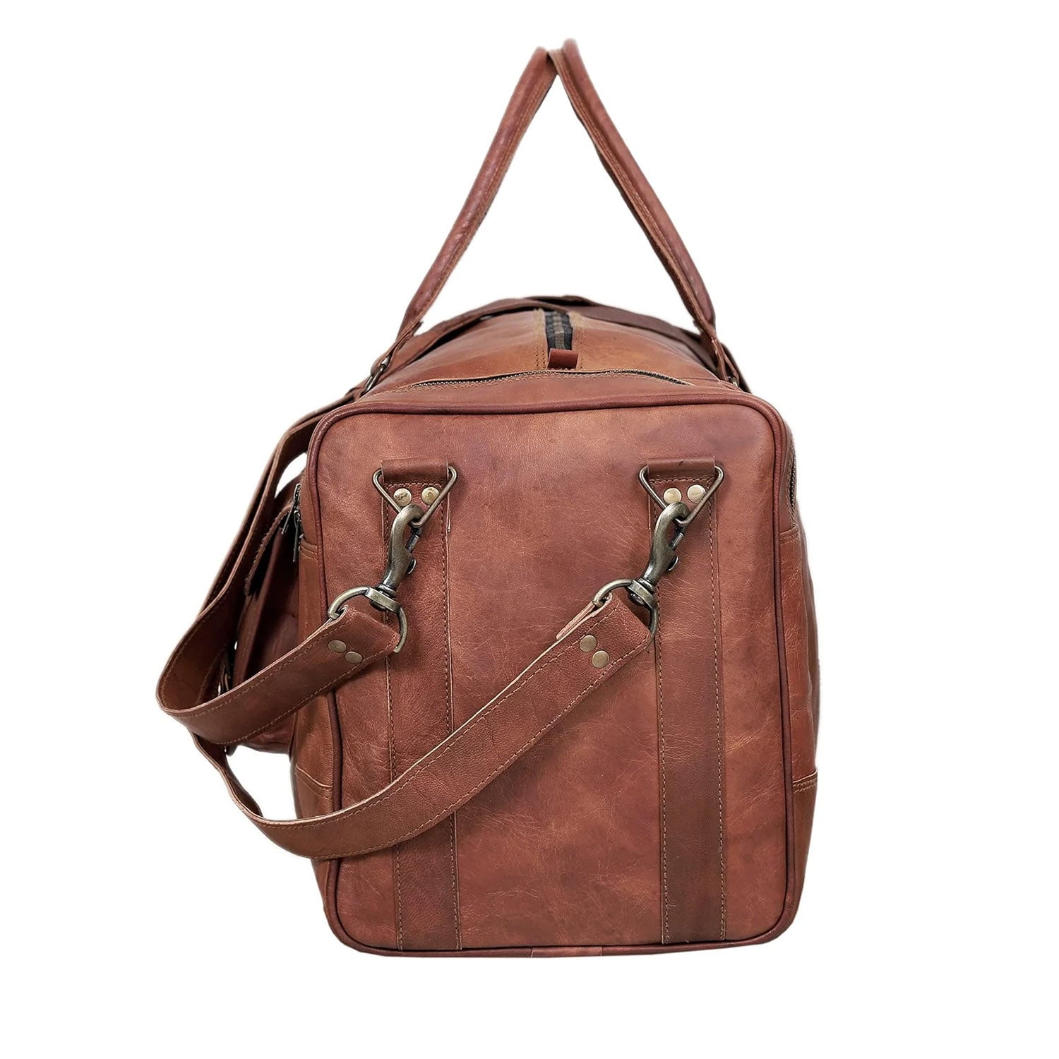 Legacy Leather Travel Duffle Bag for Men