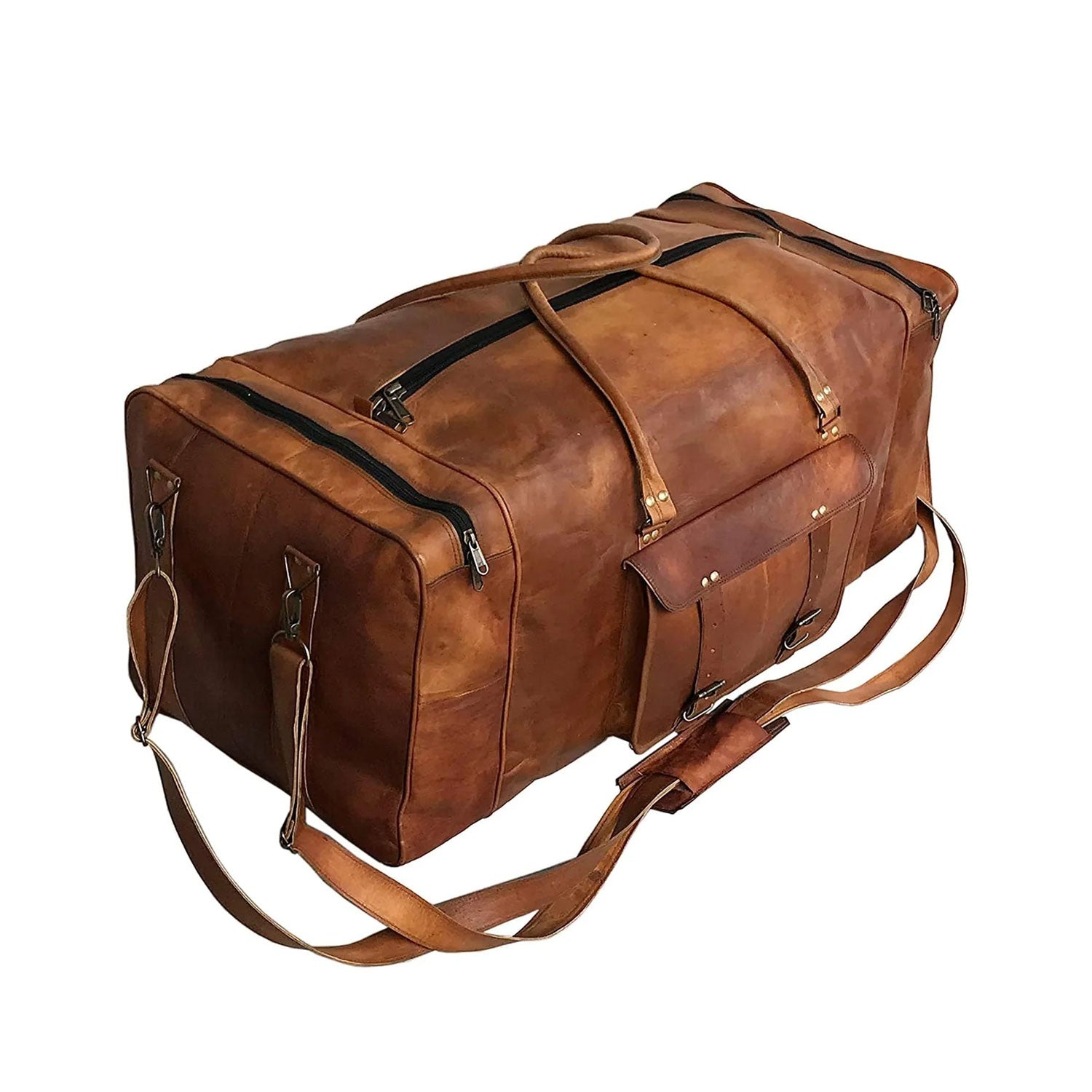 Iconic Full Grain Leather Duffel Bag