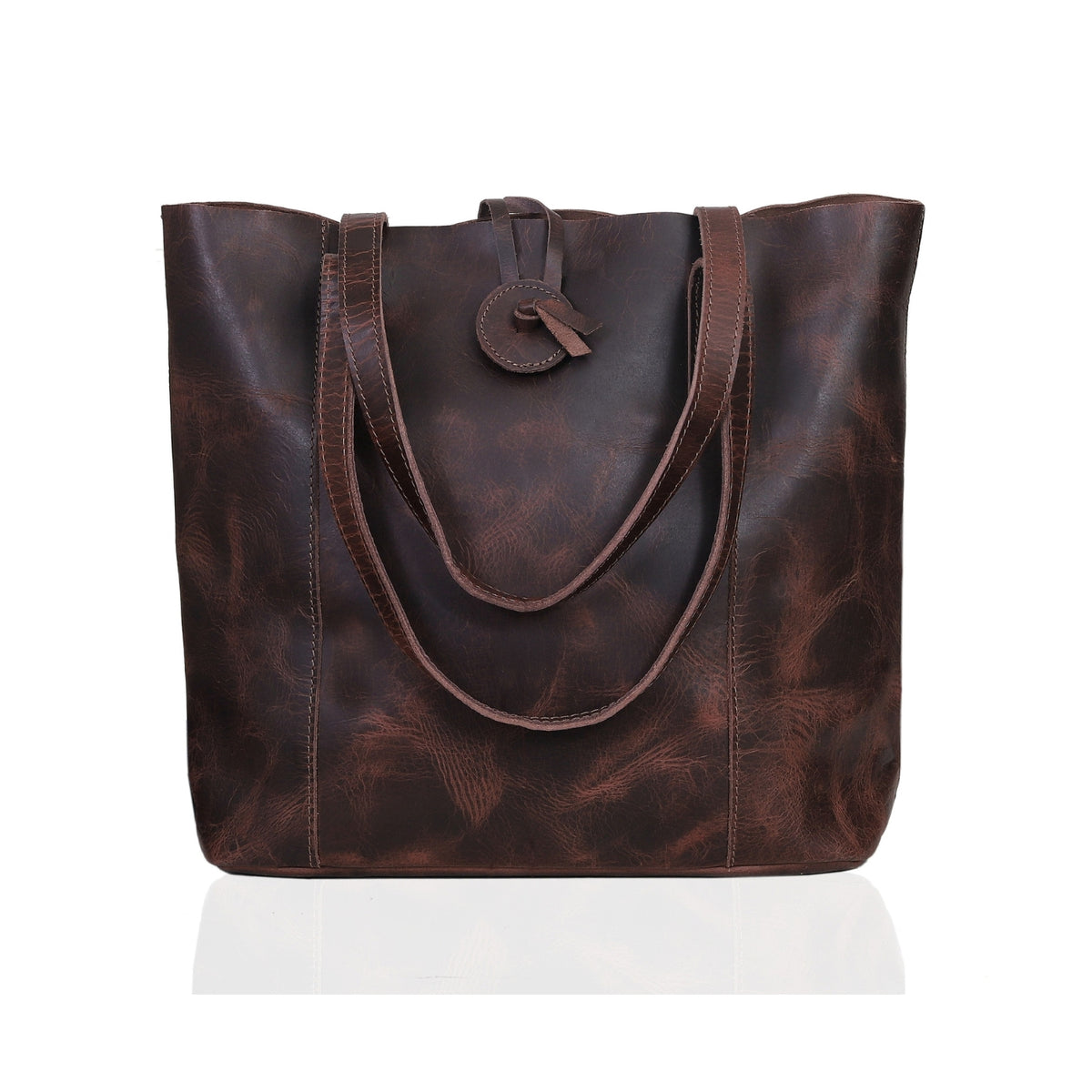Camila Buffalo Leather Tote Bag