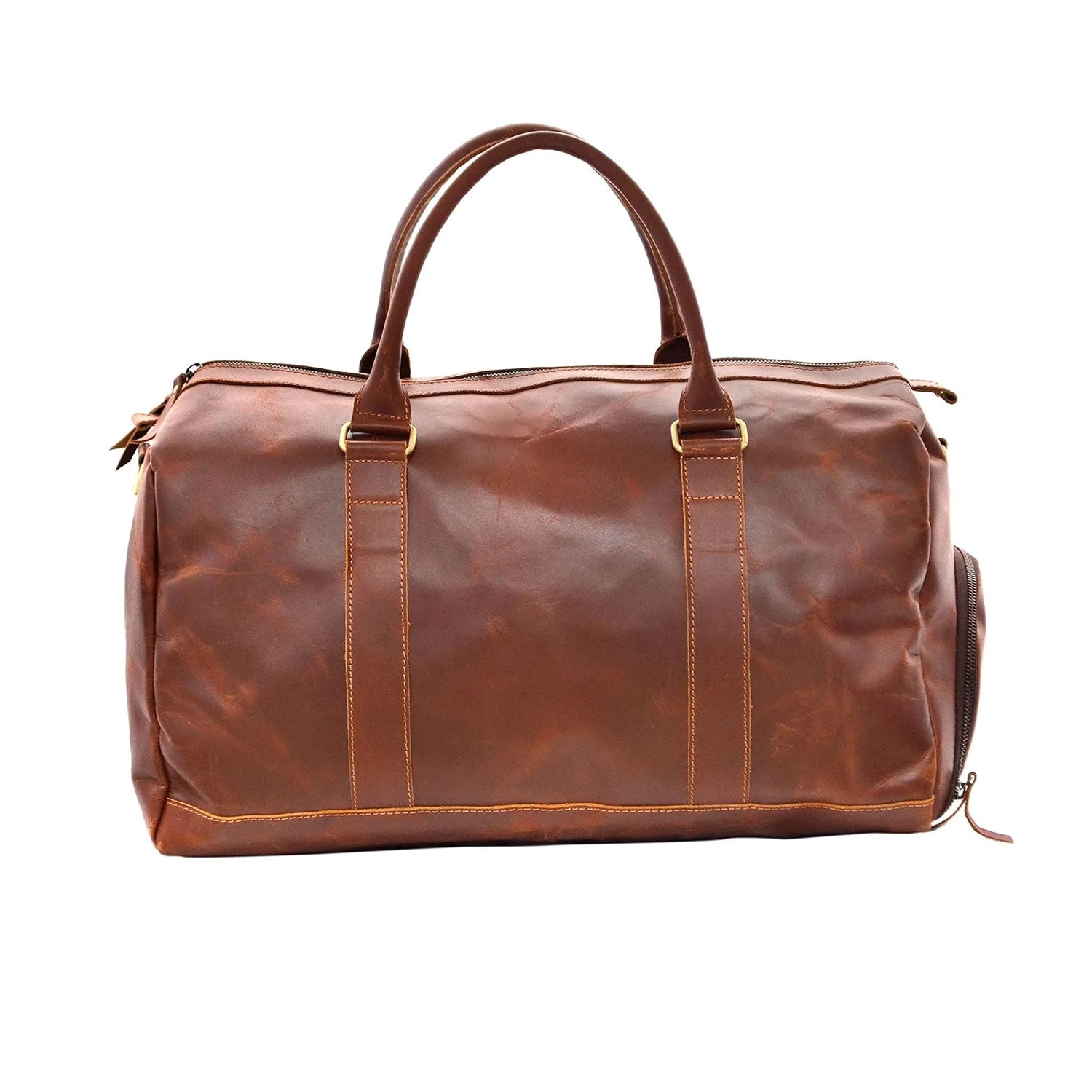 Rich Leather Duffle bag - Stylish and Durable Travel Essential
