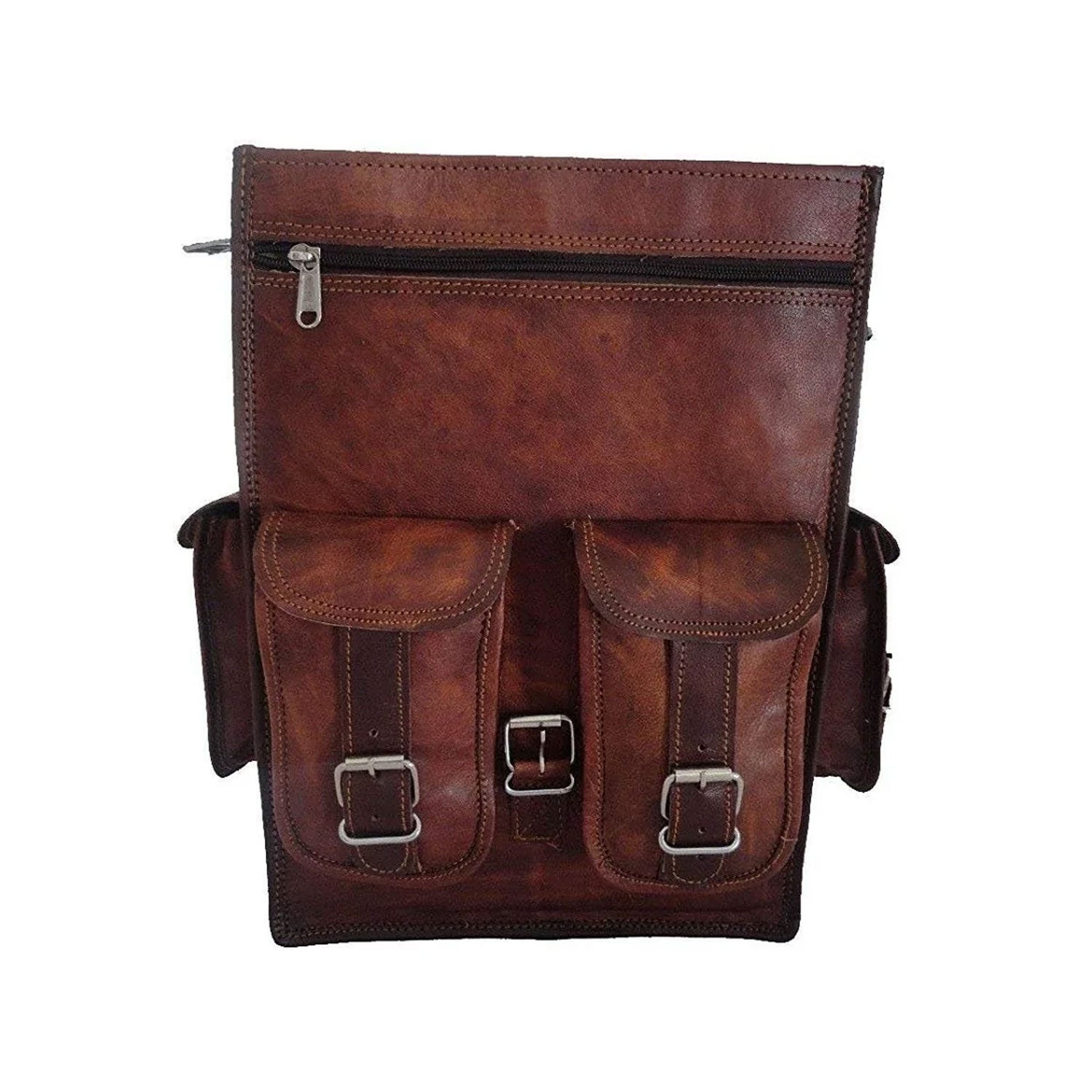 Yukon Brown Vintage Leather Backpack