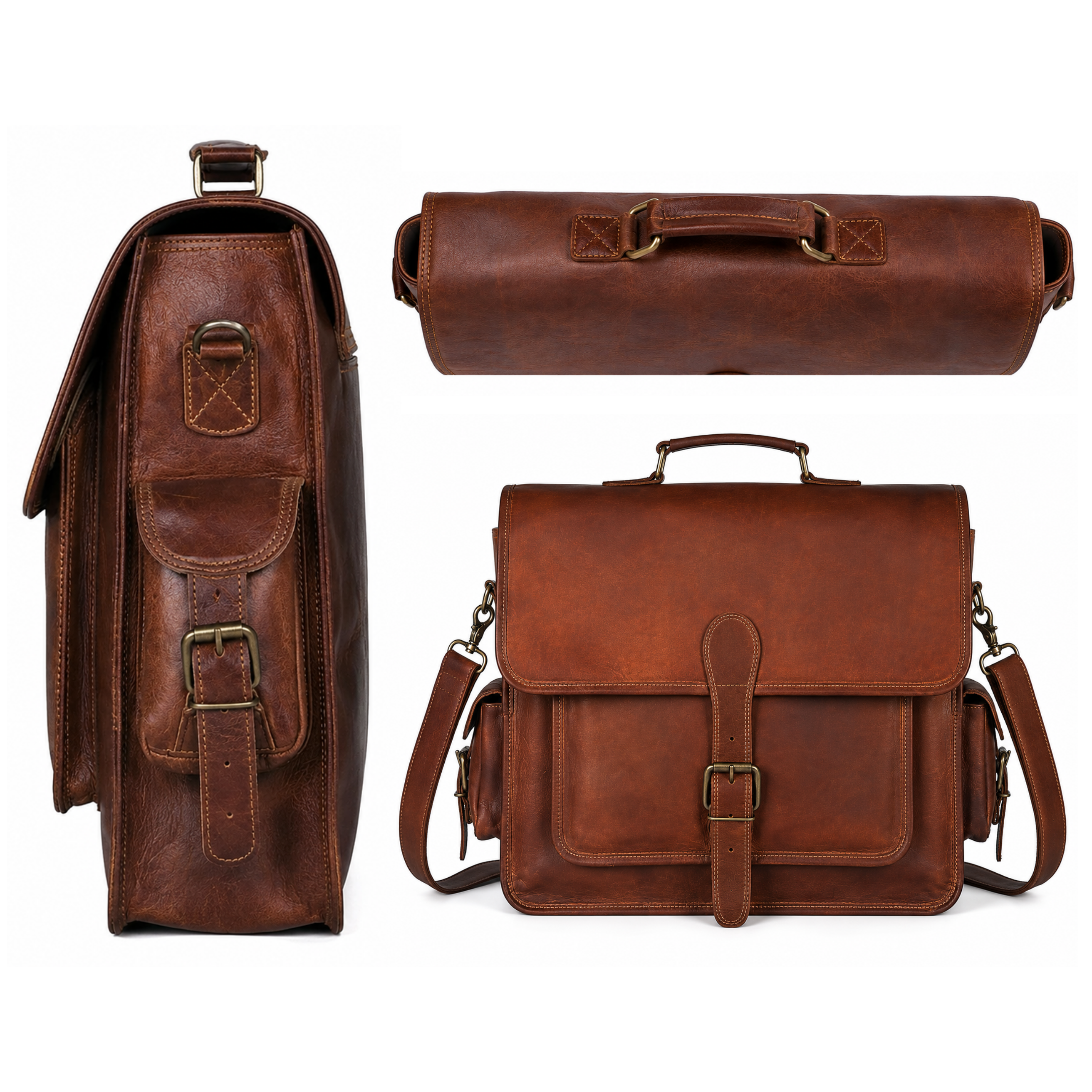 leather shoulder bag