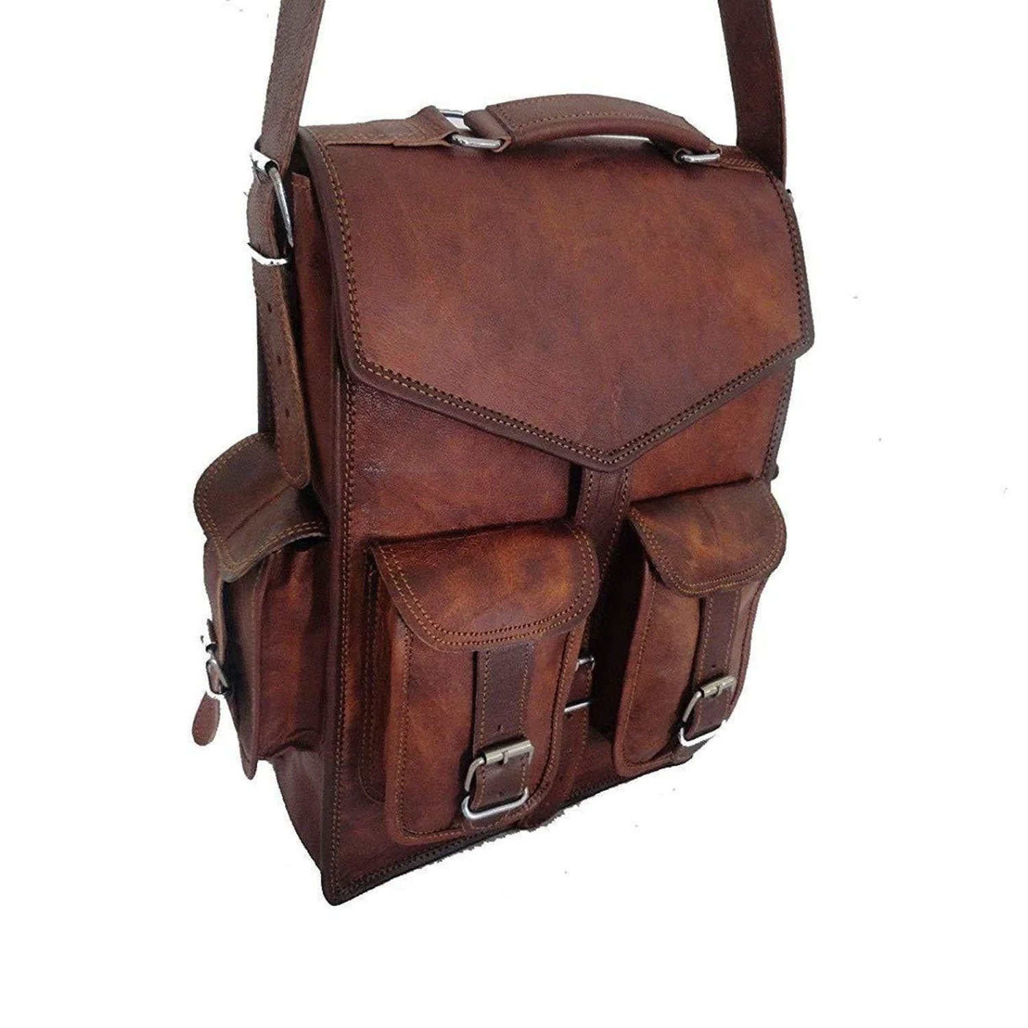 Yukon Brown Vintage Leather Backpack