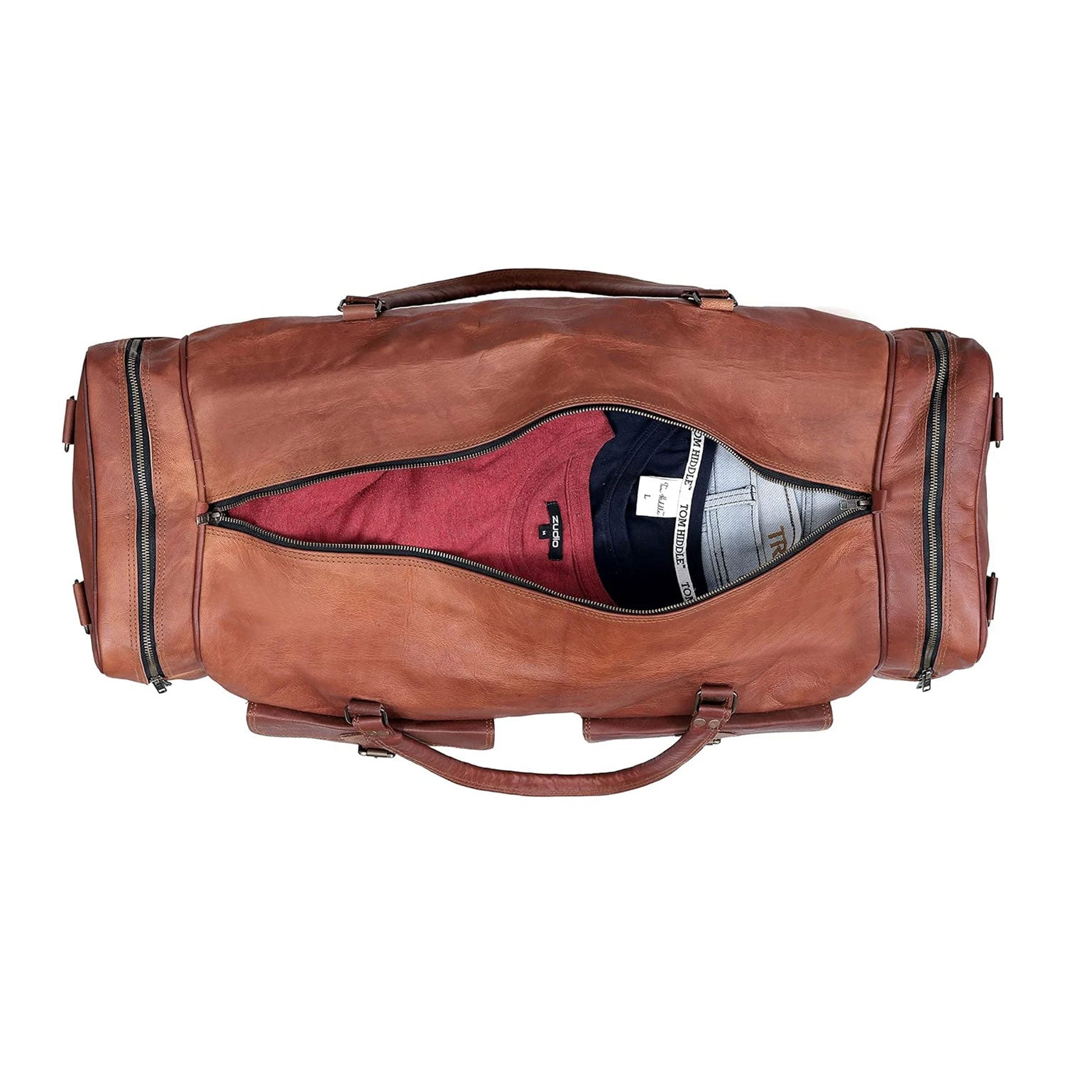 Legacy Leather Travel Duffle Bag for Men