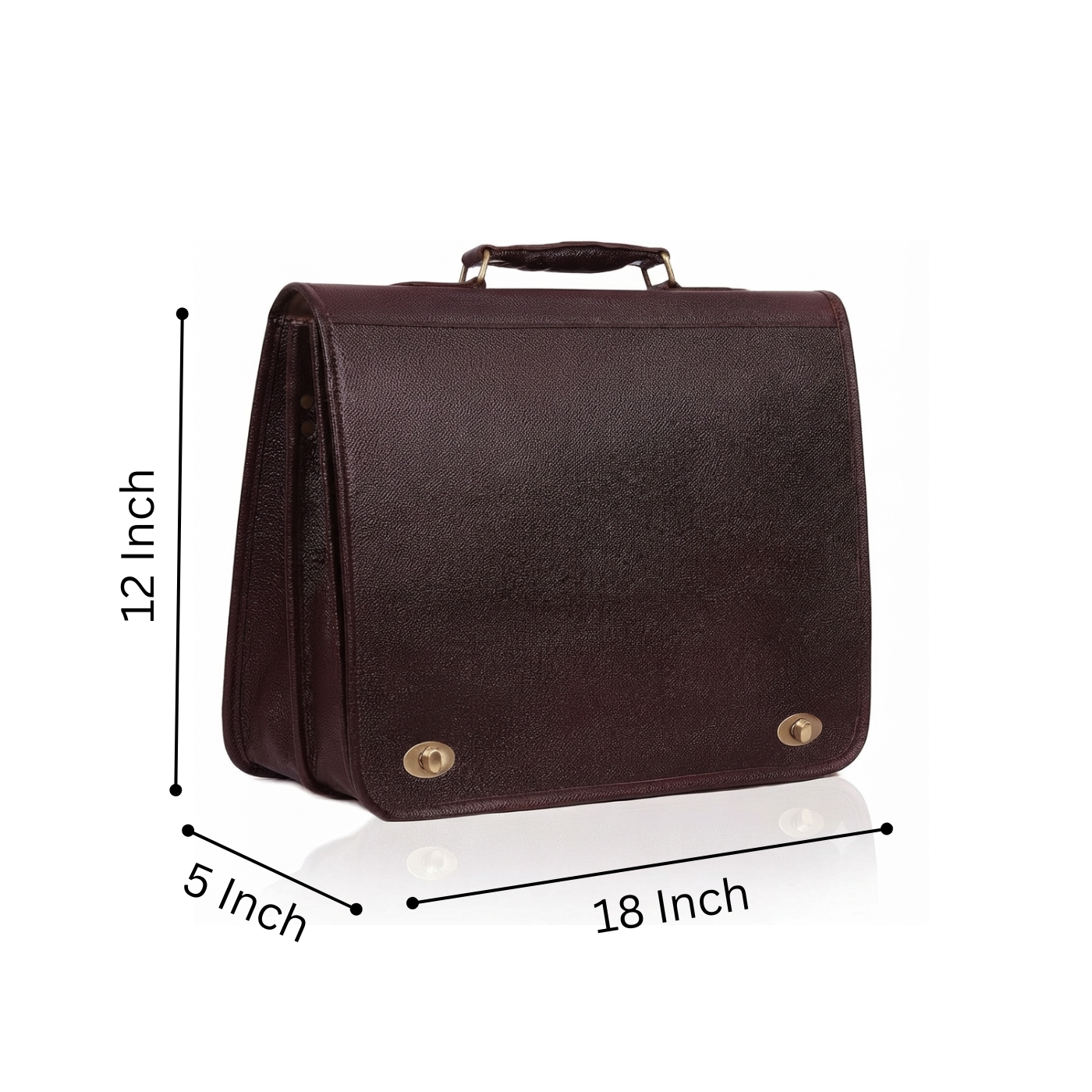 Langston Leather Laptop Messenger Bag