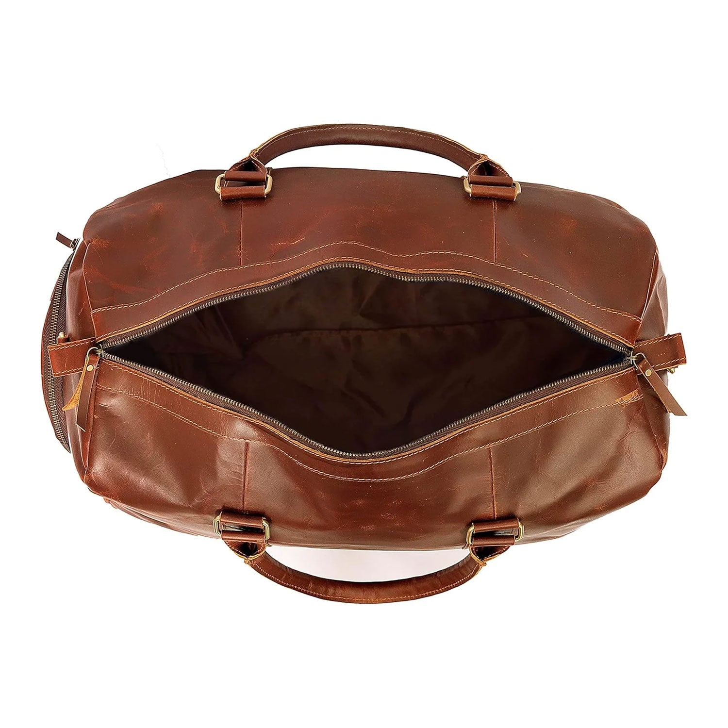 Rich Leather Duffle bag - Stylish and Durable Travel Essential