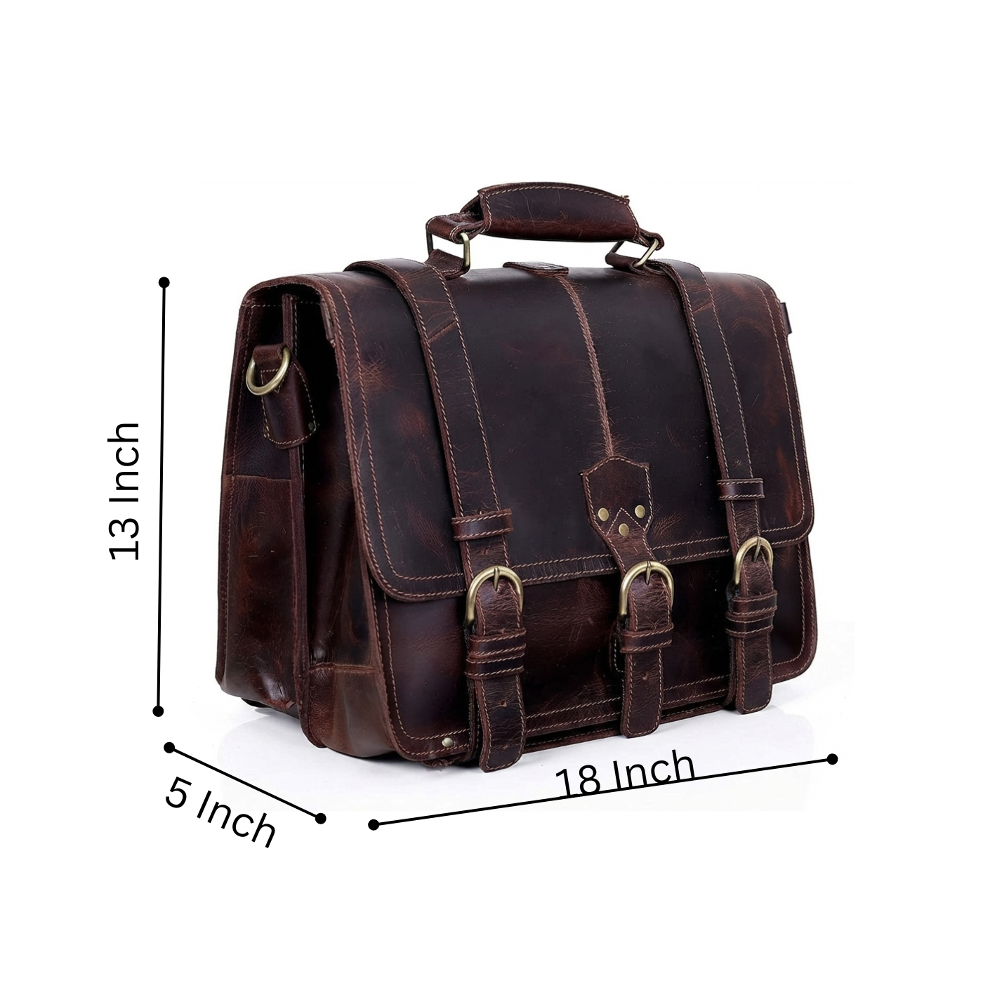 Weston Heritage Leather Messenger Bag