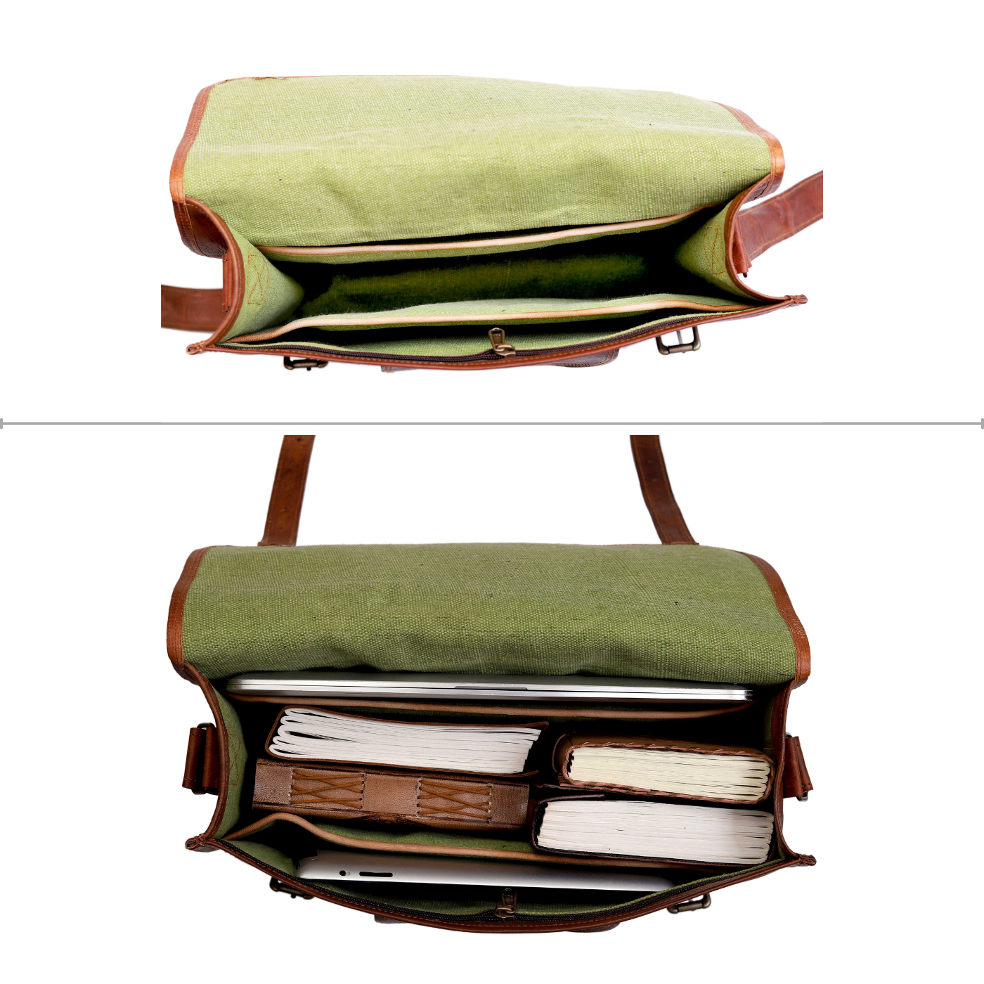Berkeley Leather Crossbody Messenger Bag