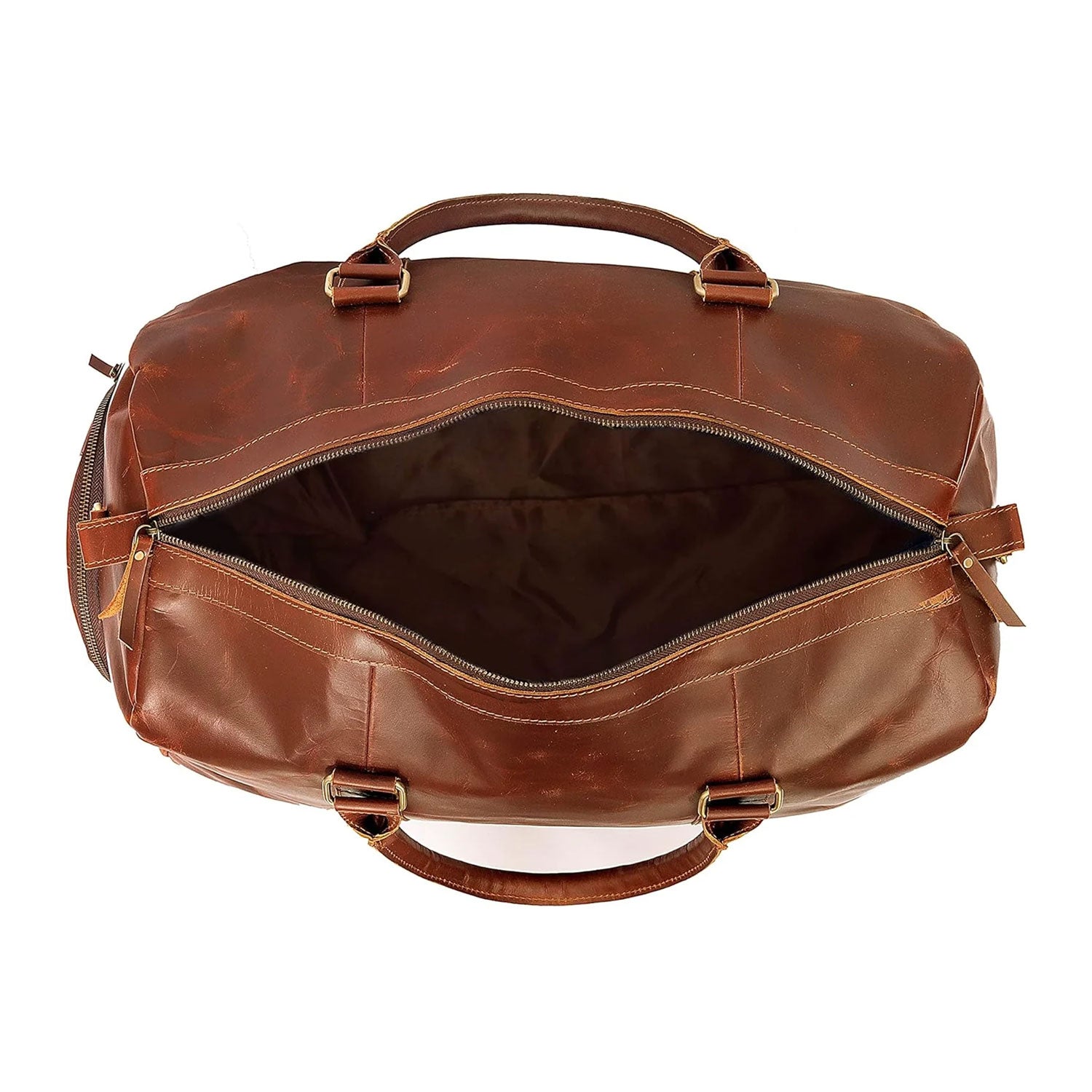 Rich Leather Duffle bag - Stylish and Durable Travel Essential