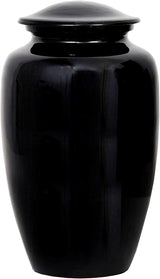 Lovely Butterfly Black Finish Cremation Urn for Human Ashes - Funeral Urn Handcrafted - Affordable Urn for Ashes (Adult (200 lbs) – 10.5 x 6 “, Cremation Urn)