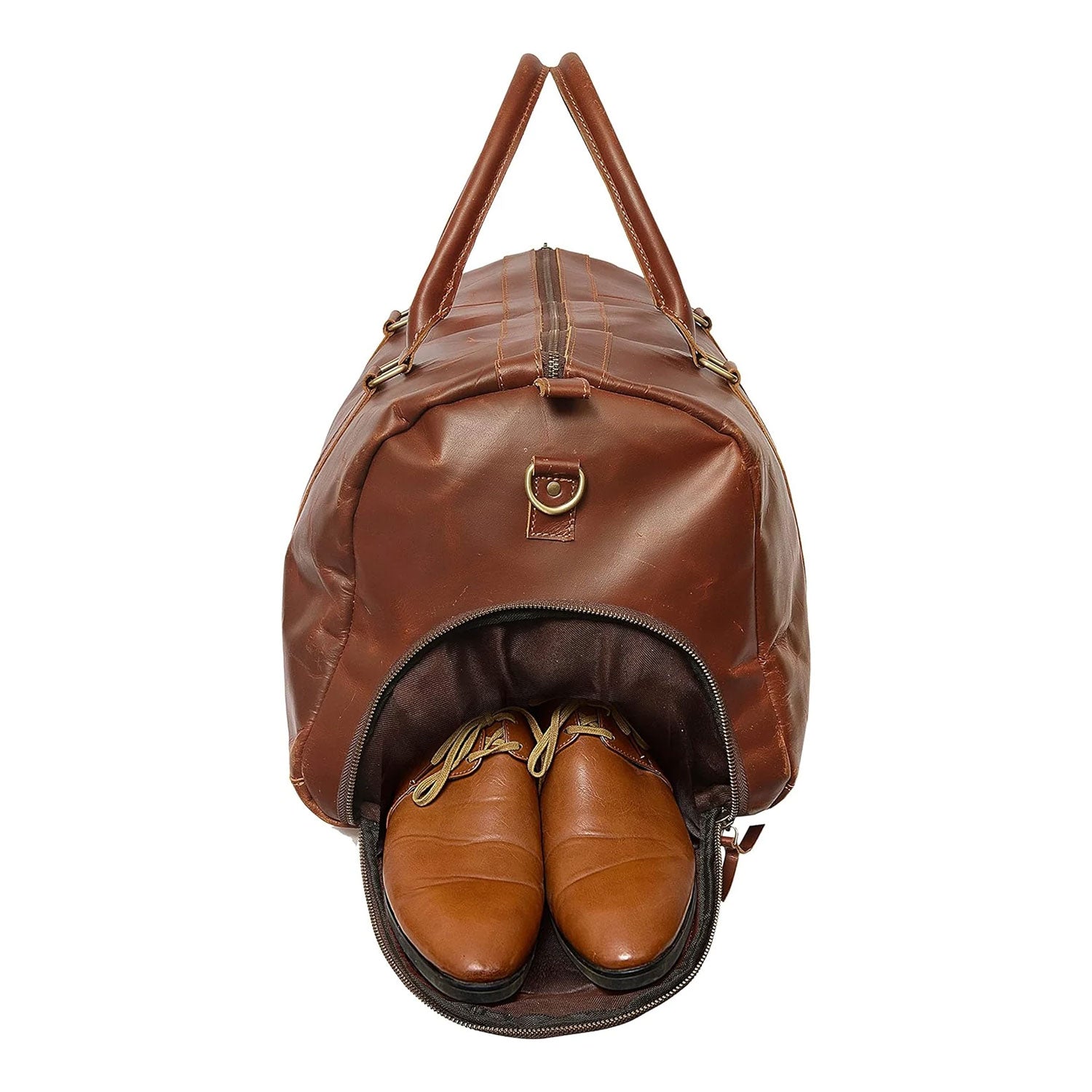 Rich Leather Duffle bag - Stylish and Durable Travel Essential
