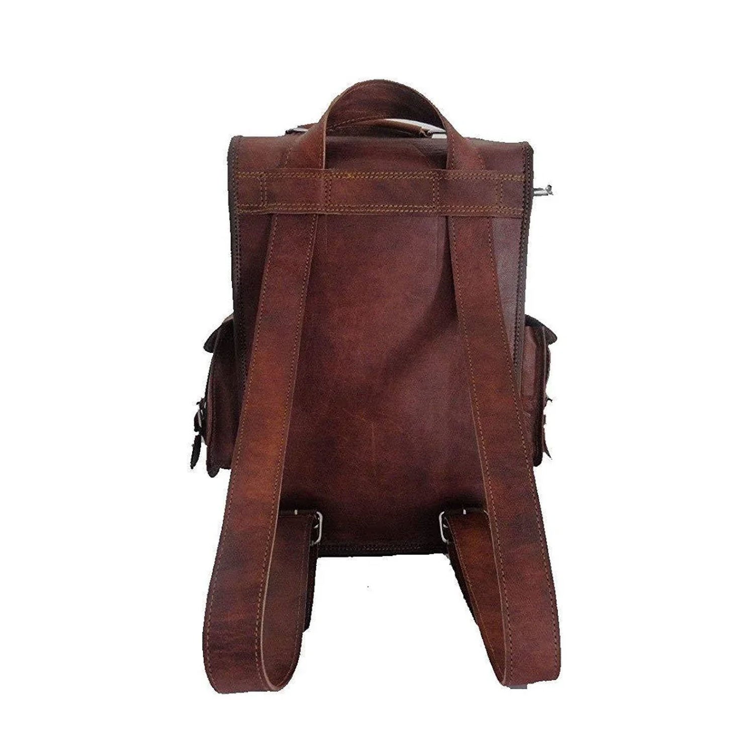 Yukon Brown Vintage Leather Backpack