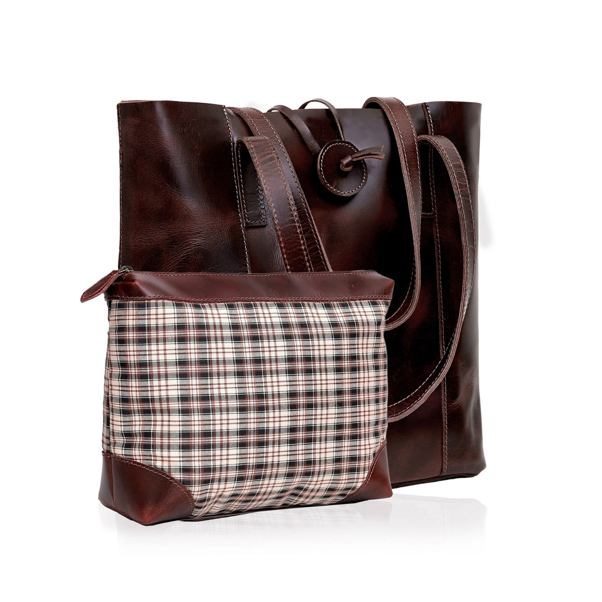 Camila Buffalo Leather Tote Bag