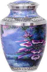 HLC Handcrafted Humming Bird Urn for Human Ashes - Adult Funeral Cremation Urn Handcrafted - Affordable Urn for Ashes (Adult (200 lbs) – 10.5 x 6 “, Decorative Cremation Urn)