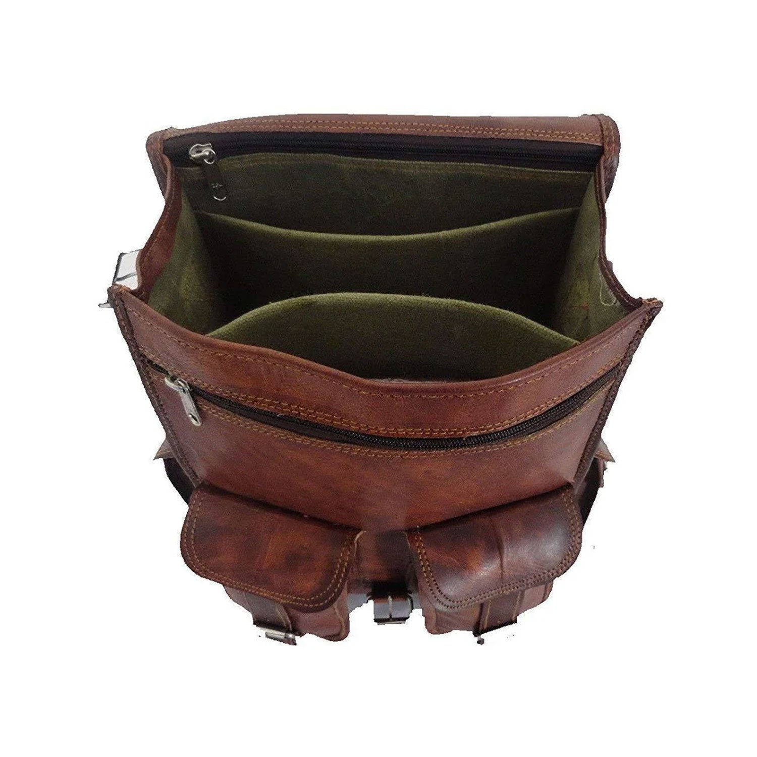 Yukon Brown Vintage Leather Backpack