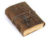 Combo of Leather journal and canvas bags