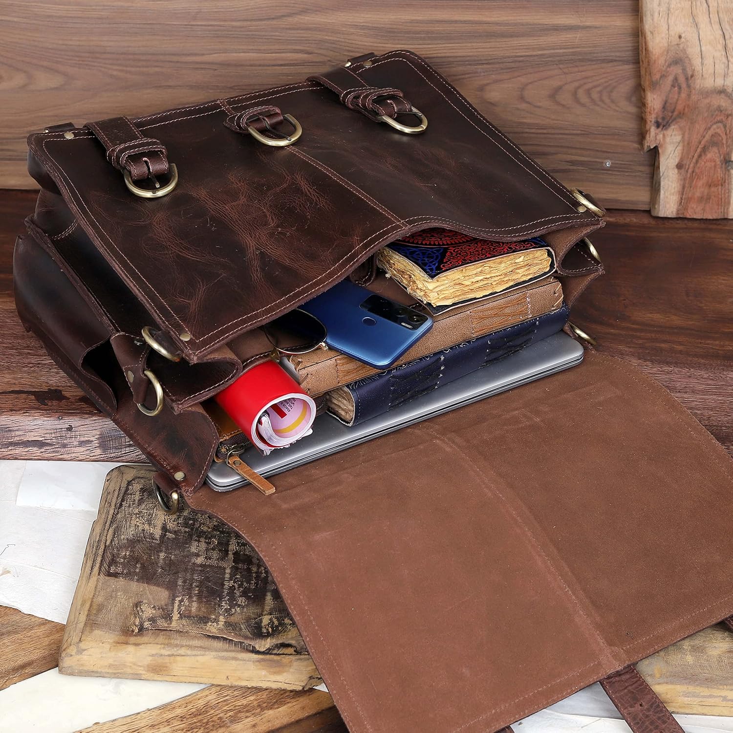 Weston Heritage Leather Messenger Bag